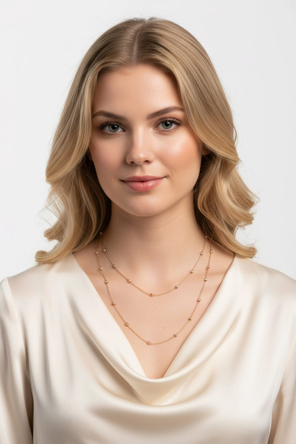 14 Ayar Altın Minimalist Dorika Toplu Kolye: Zarafeti Yansıtan İnce Işıltı 1,70 GR Ürün Kodu: KLY5465