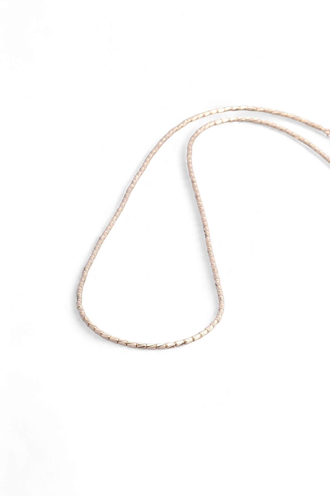 Modern Çizgiler: 14 Ayar Altın Minimalist Zincir Kolye 44 CM 8,61 GR Ürün Kodu: GRD1744