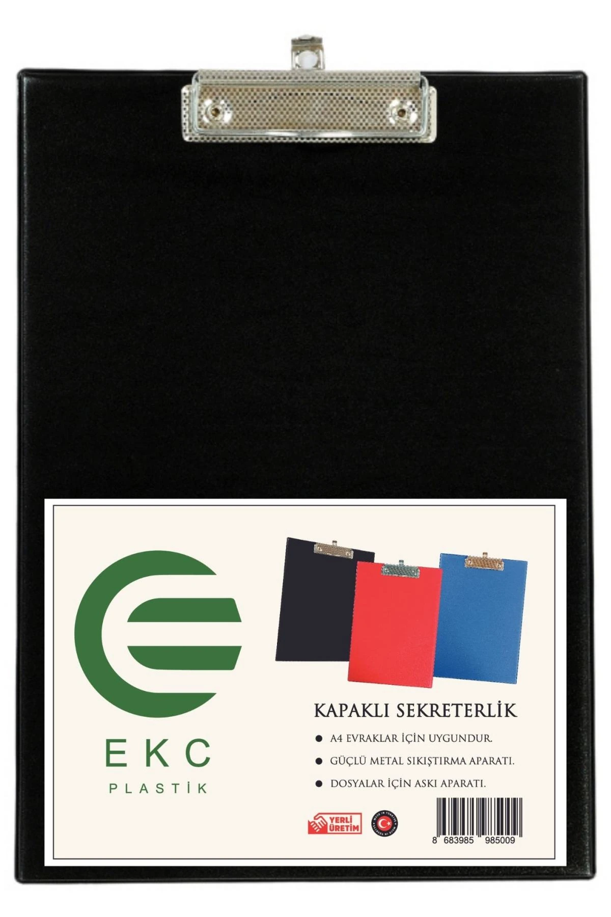 Siyah Kapaklı Sekreterlik-Bloknot Yazı Tablası-100 Adet