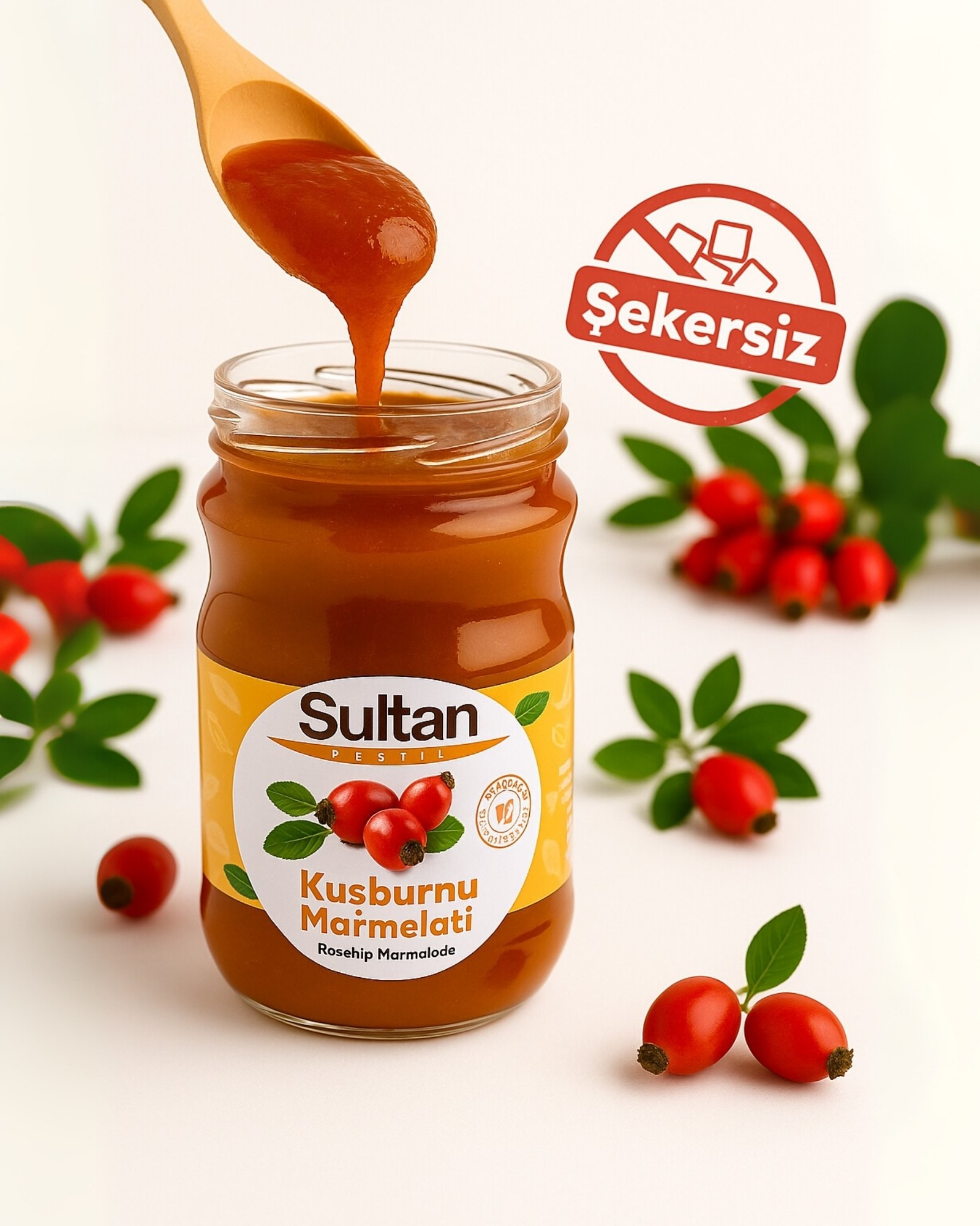 Diyet Kuşburnu Marmelatı 420 gr