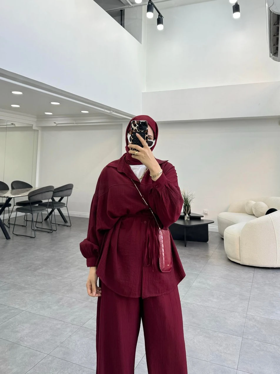 Esso İkili Takım Bordo