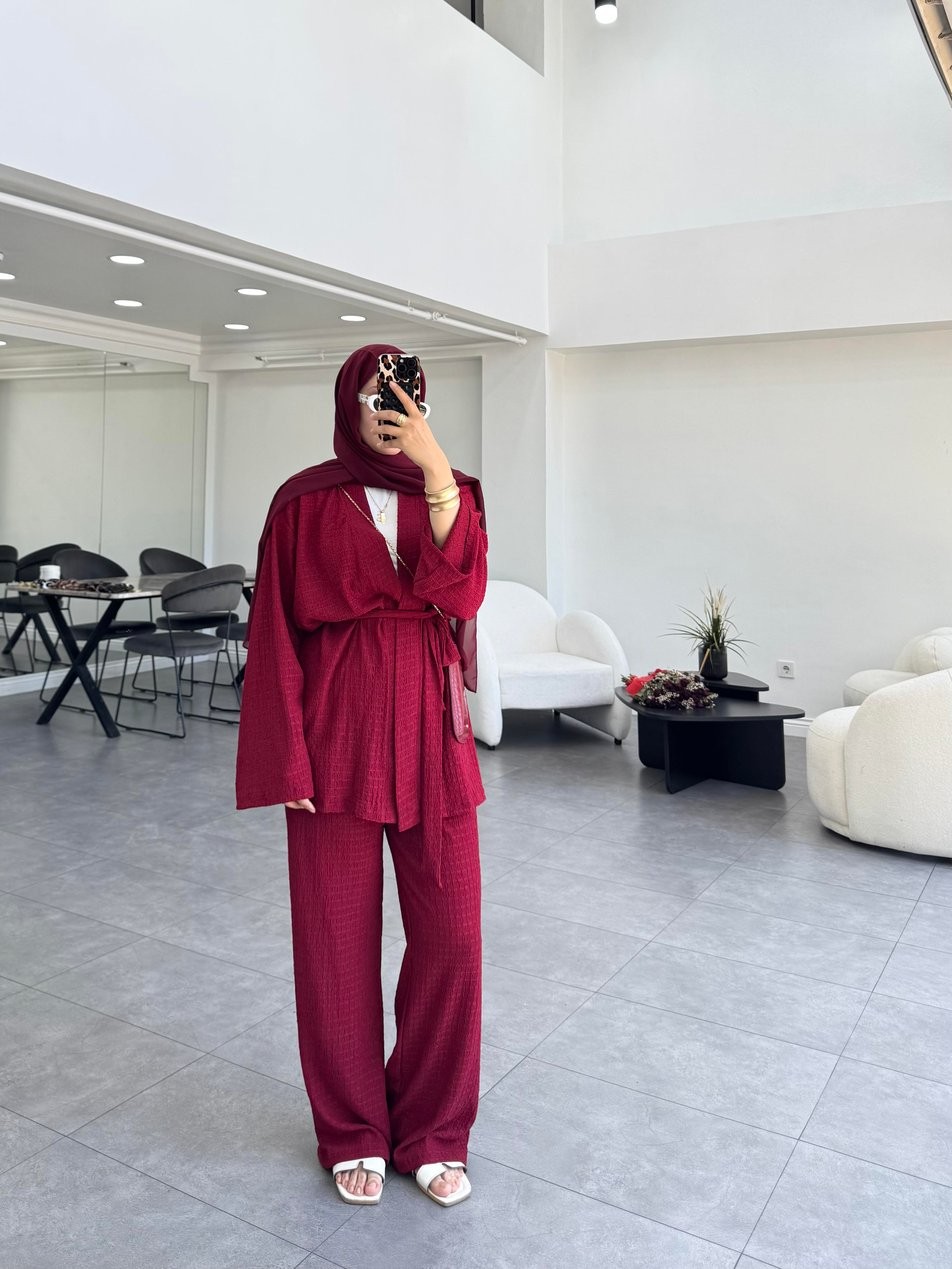 Besta İkili Takım Bordo