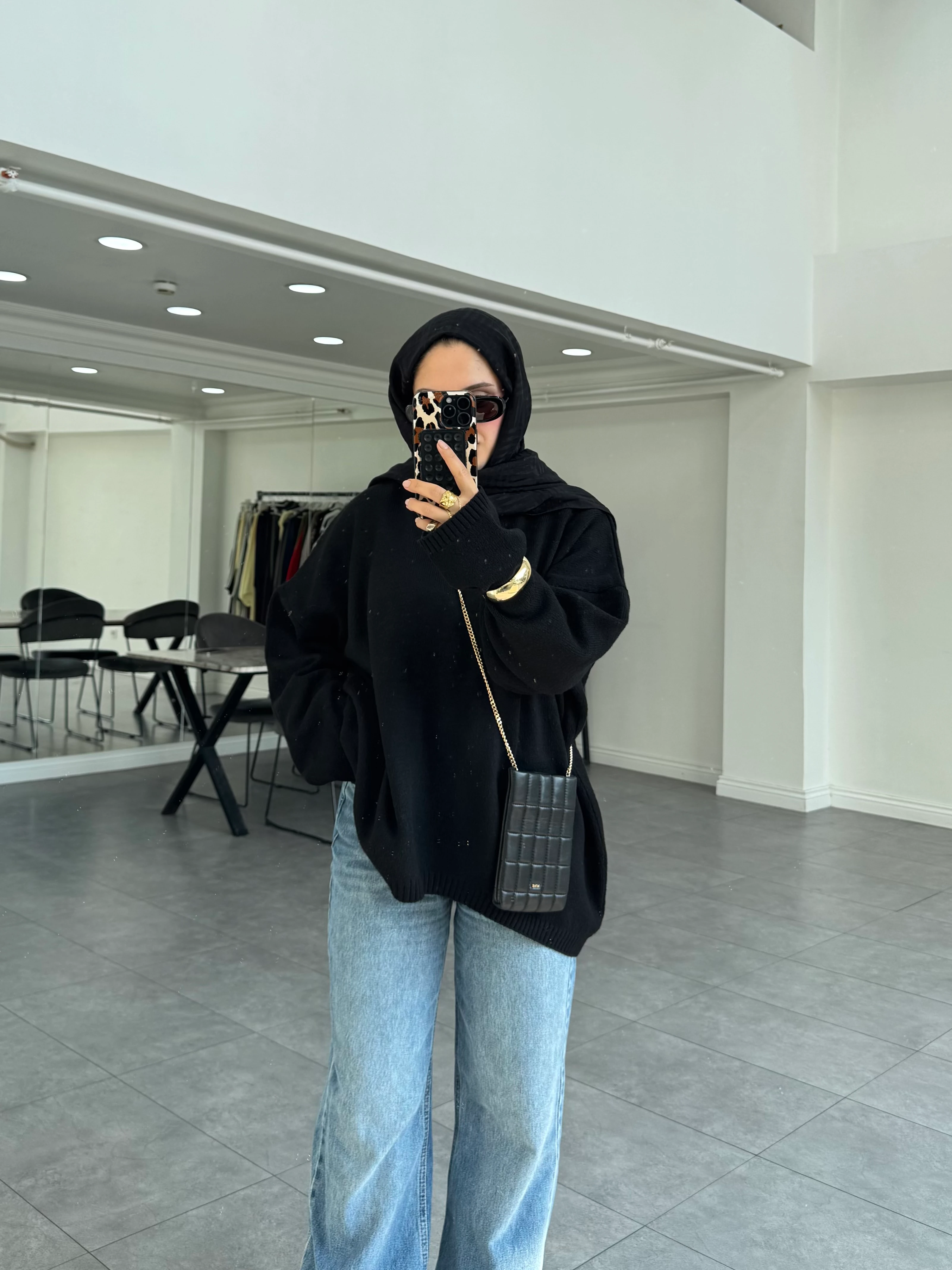 Fuol Triko Kazak Siyah