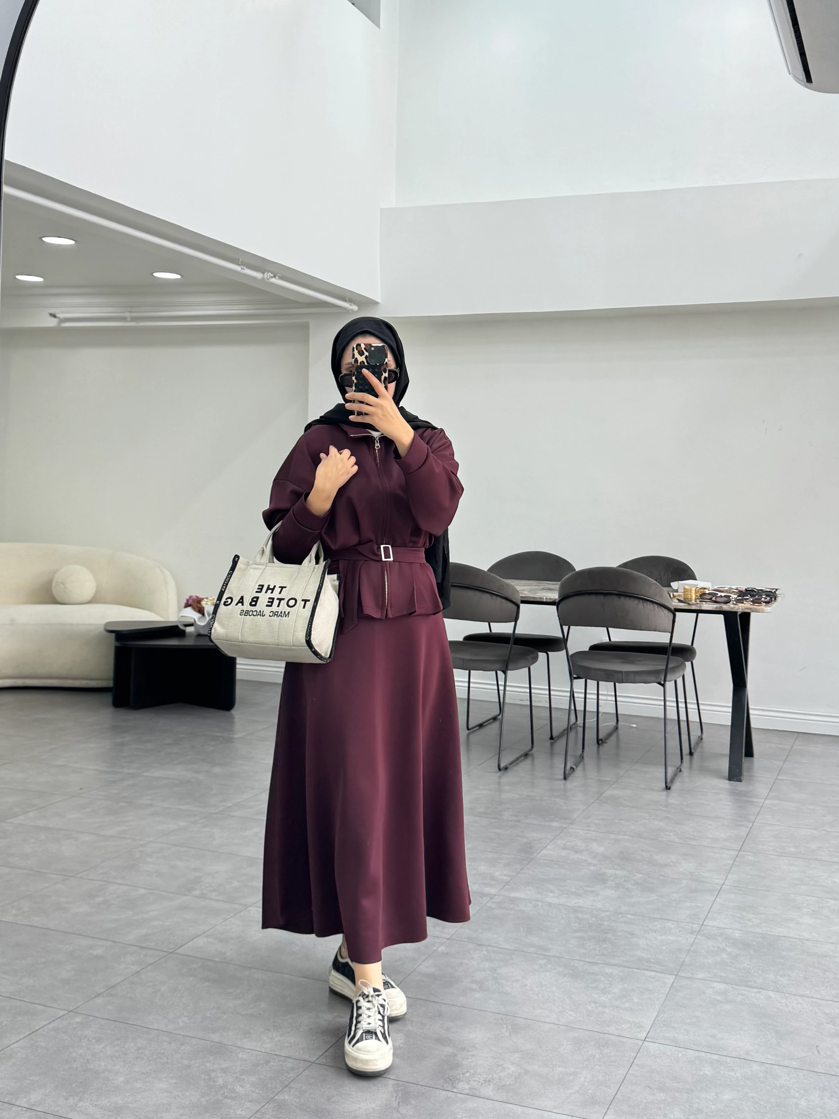 Sualla Etekli Takım Mürdüm