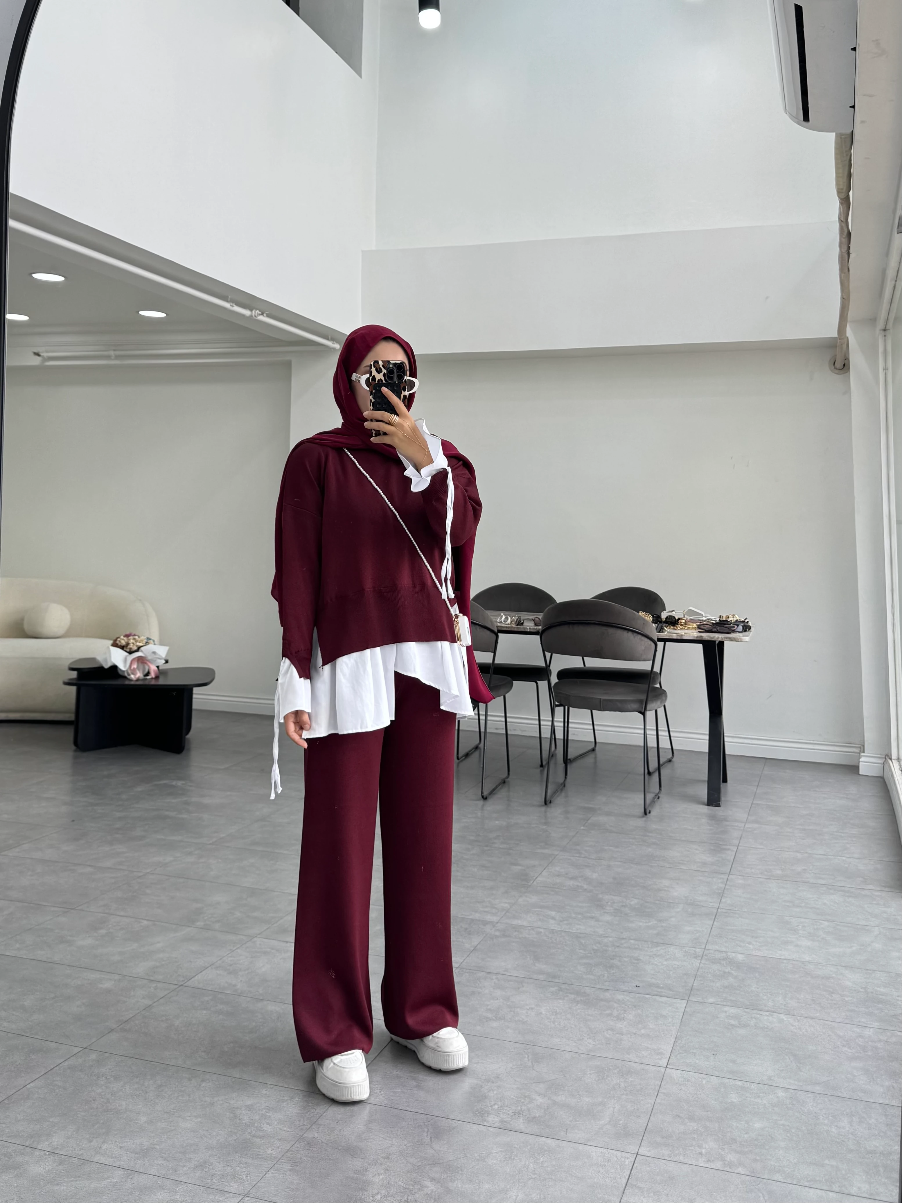  Mehista Triko Takım Bordo