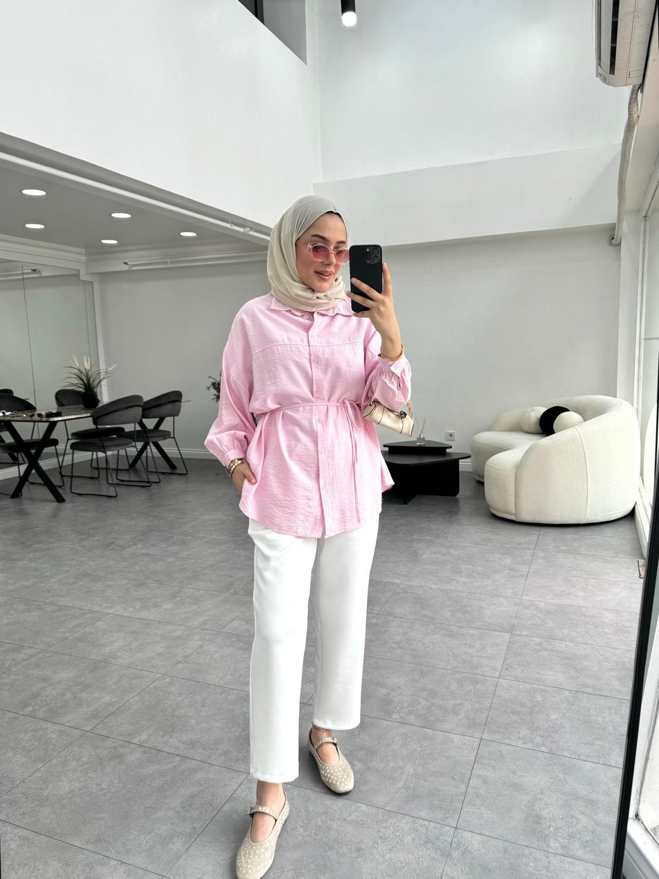 İnsto Gömlek Pembe