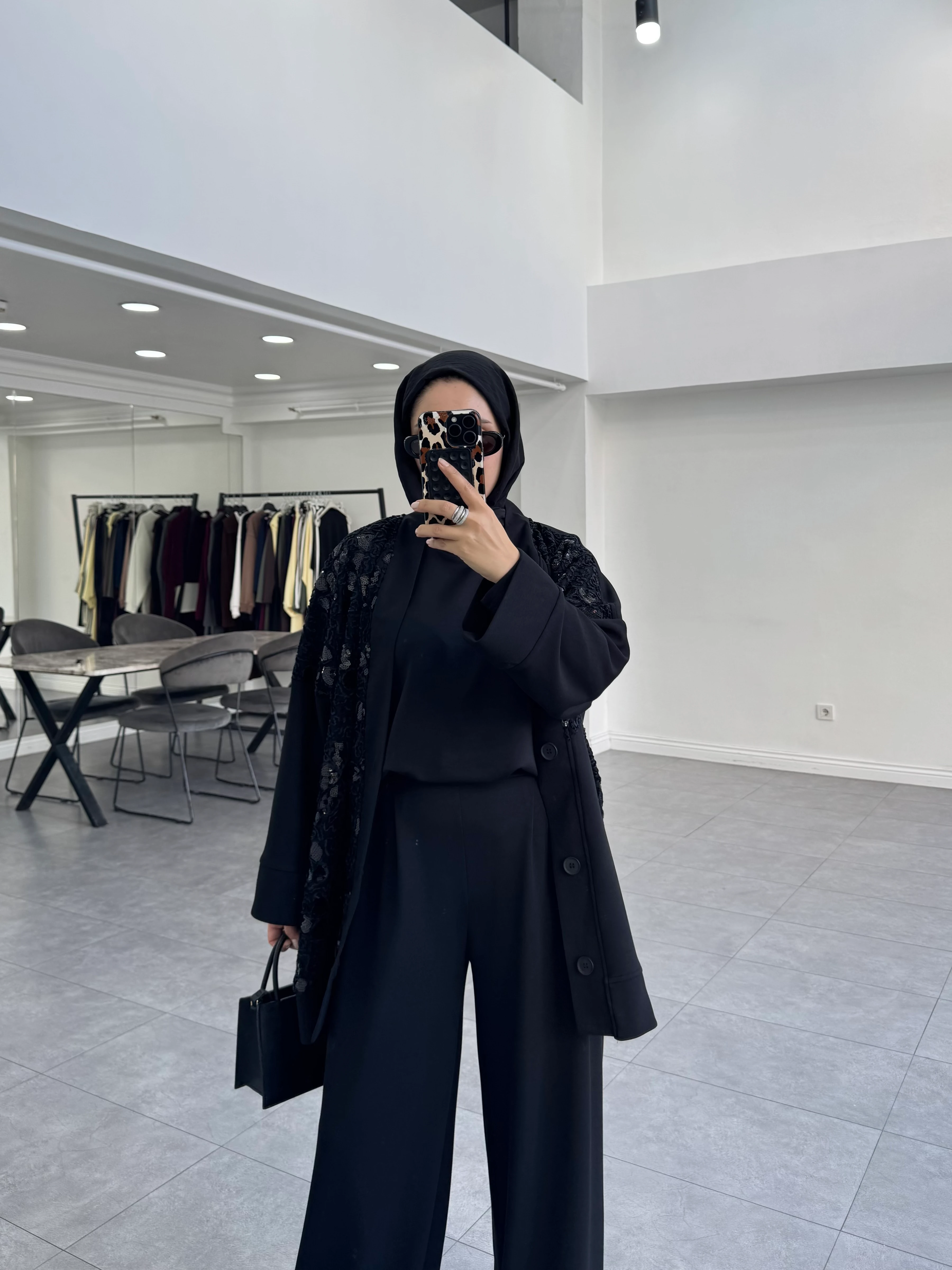 Herri Üçlü Takım Siyah