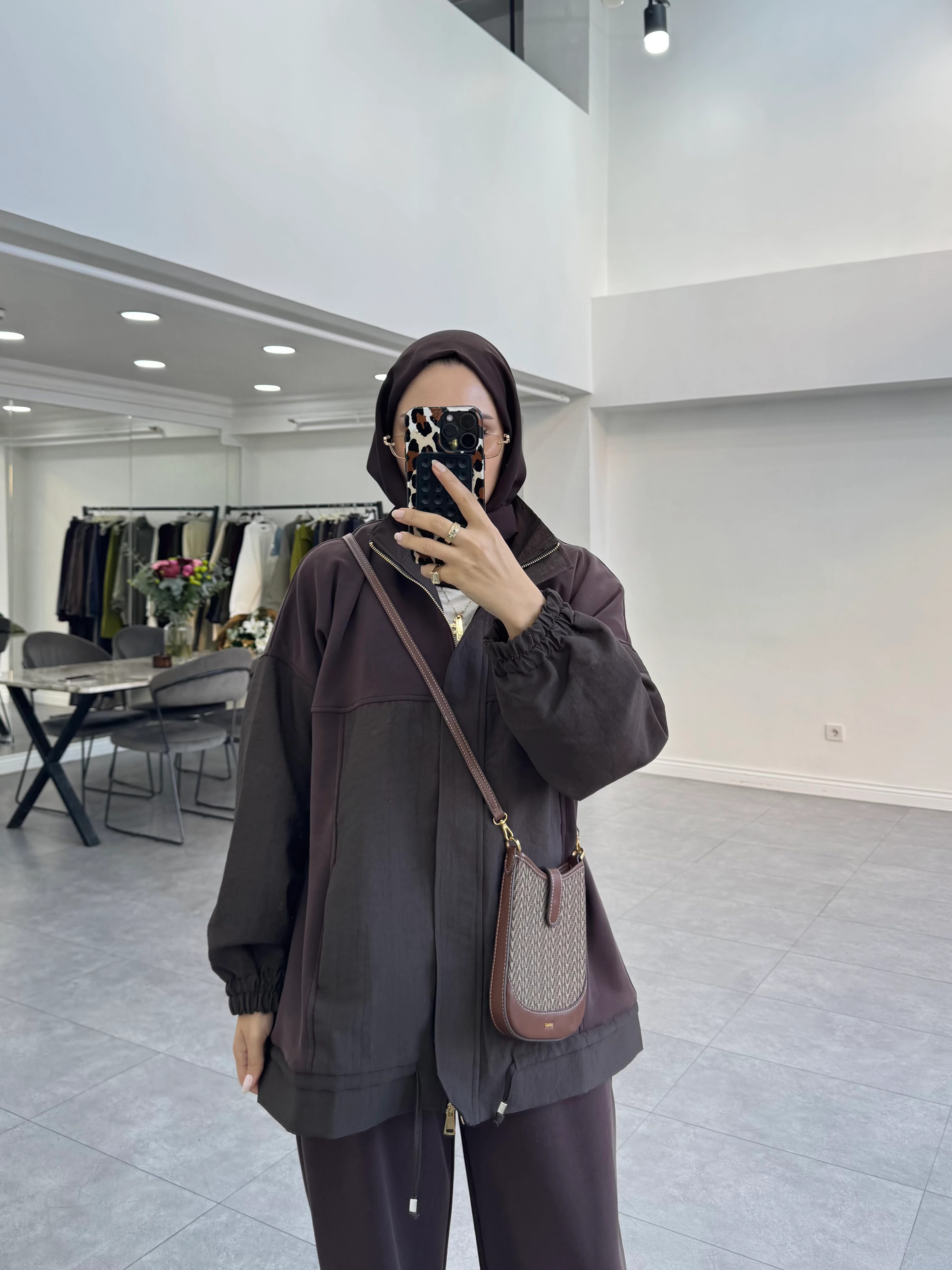 Nermi İkili Takım Kahverengi