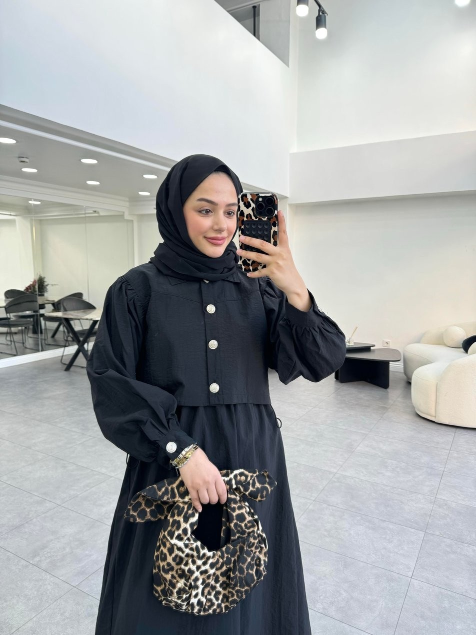 Nusta Elbise Siyah
