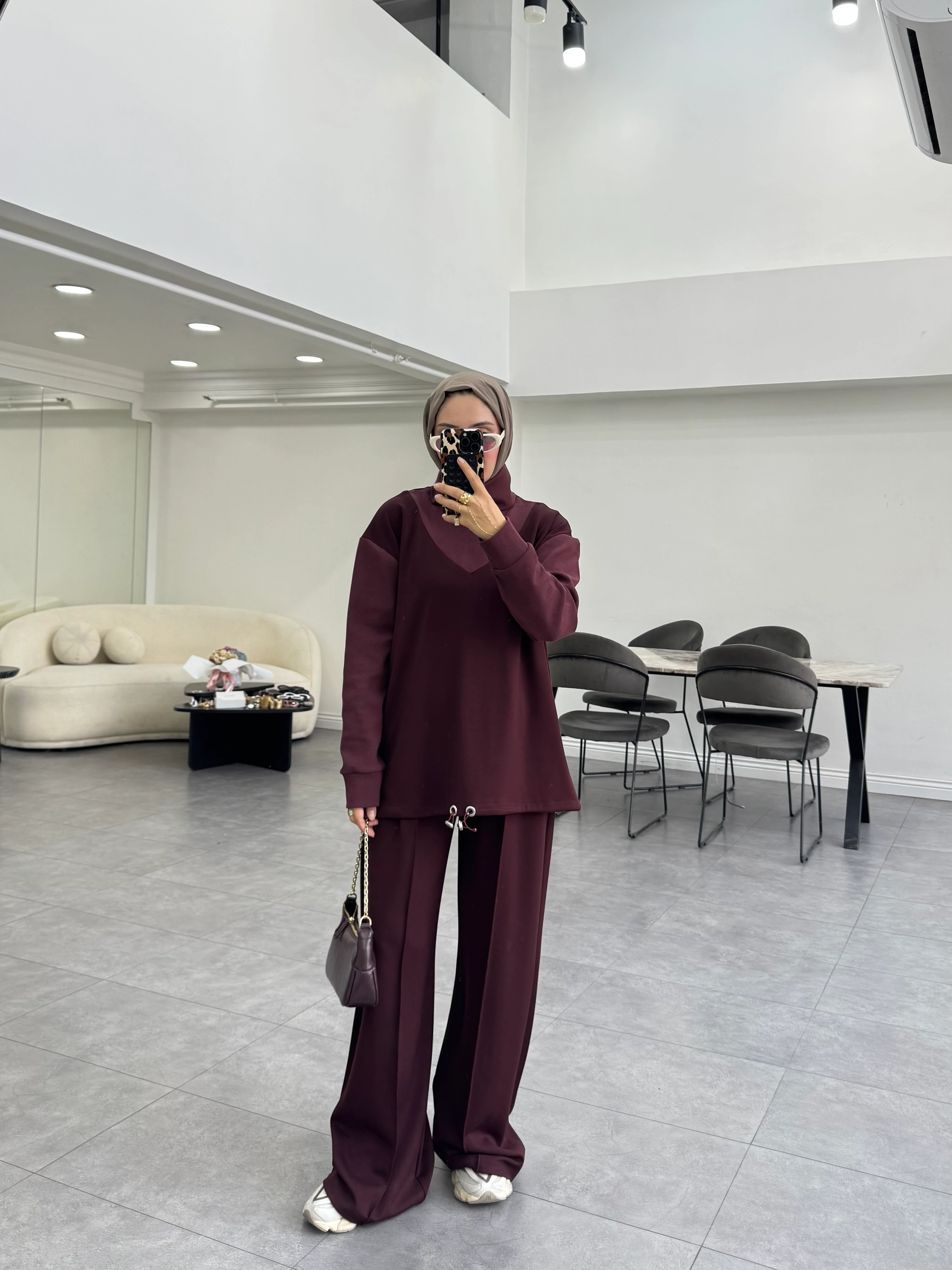 Soelle İkili Takım Mürdüm