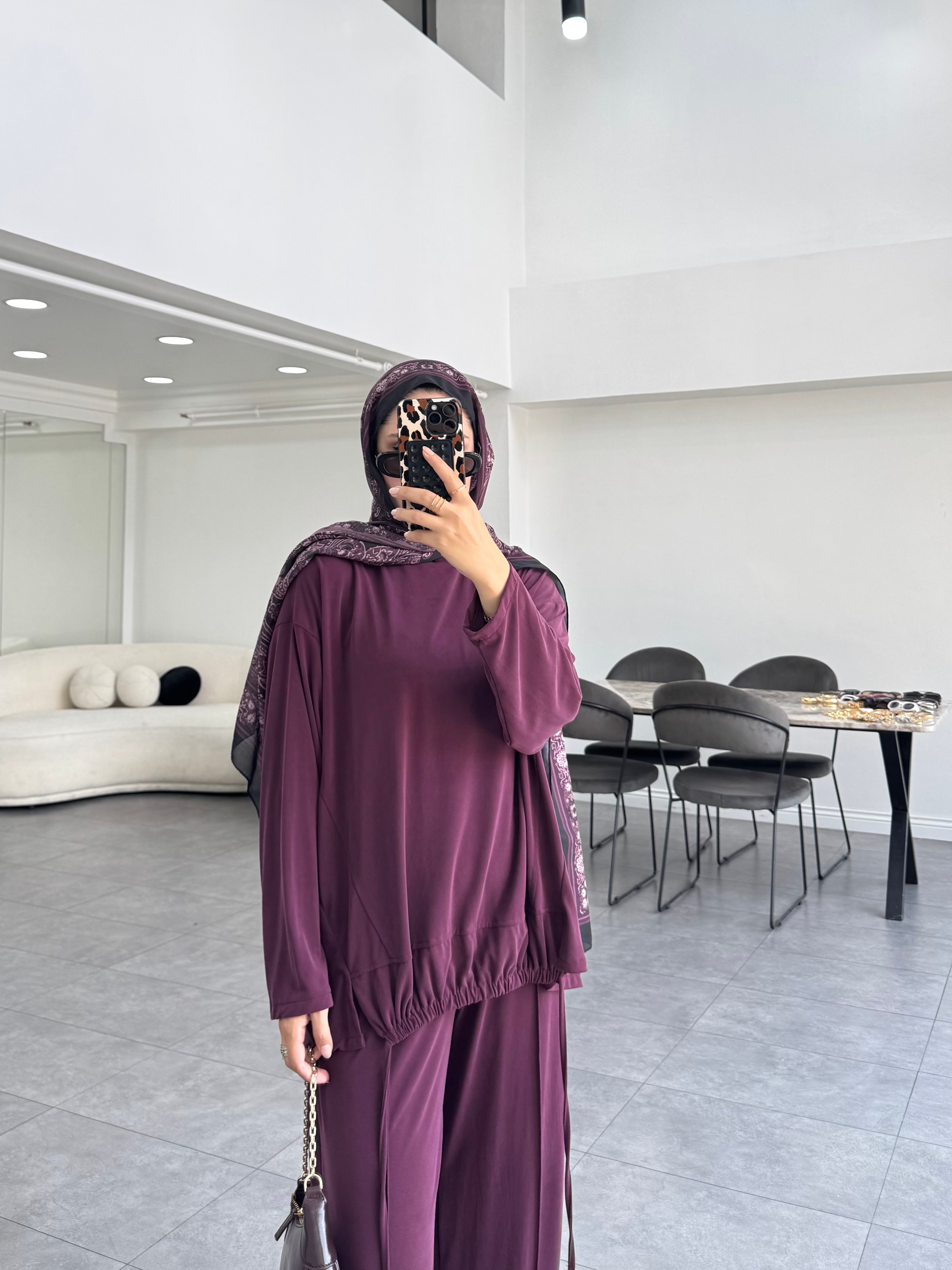 Gera Oysho İkili Takım Mürdüm
