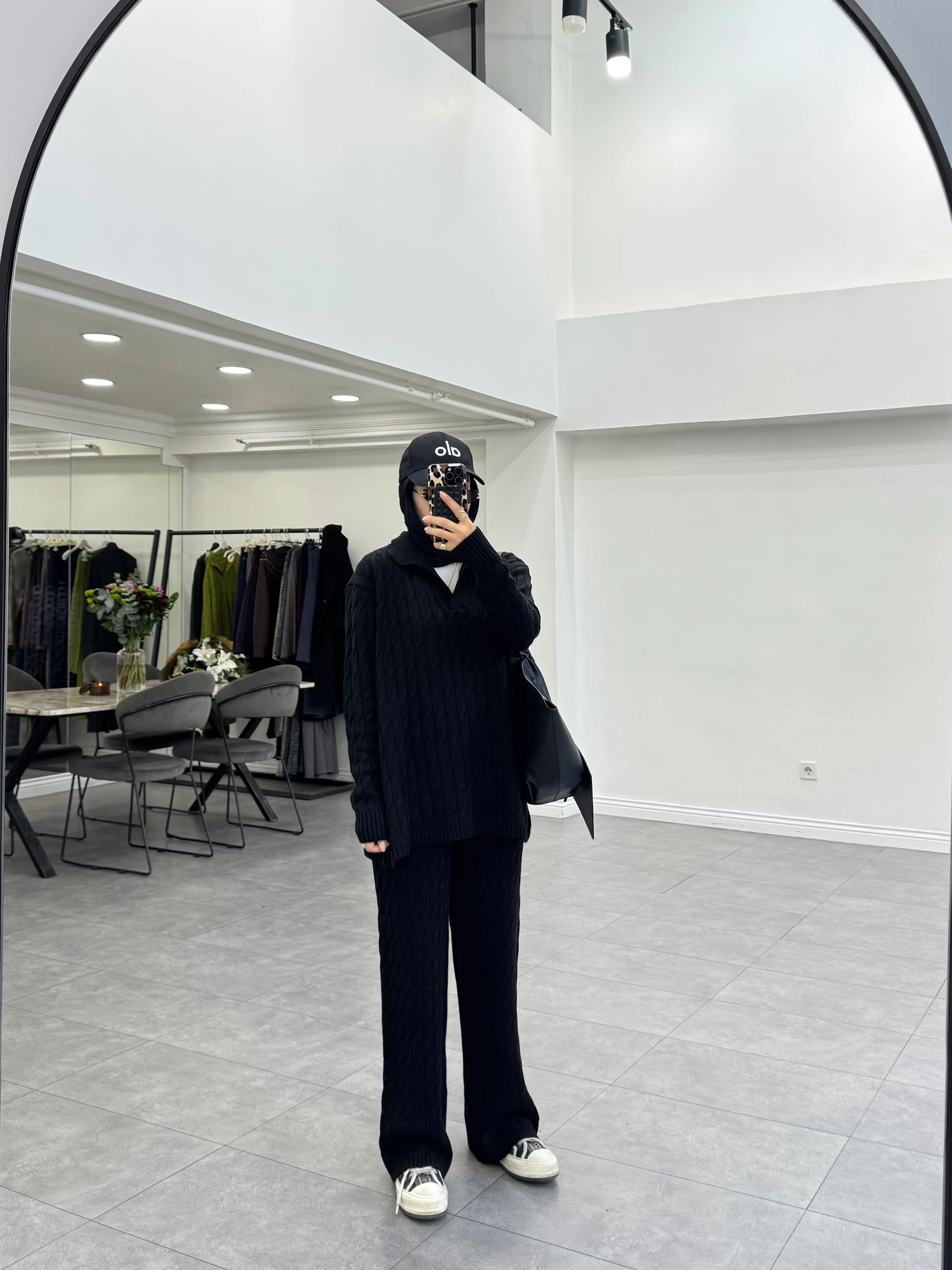 Bukre İkili Triko Takım Siyah