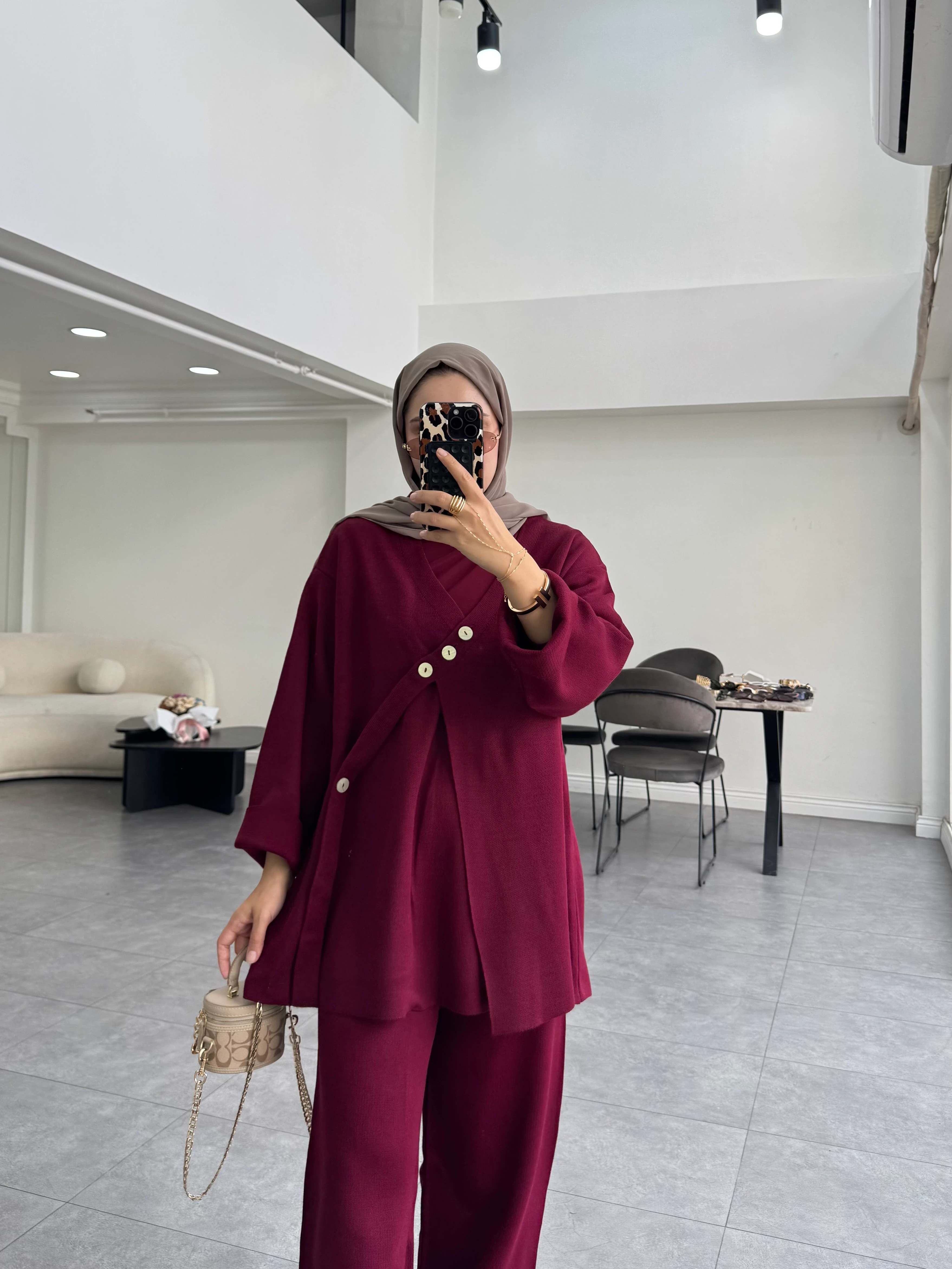 Koal Triko Takım Bordo