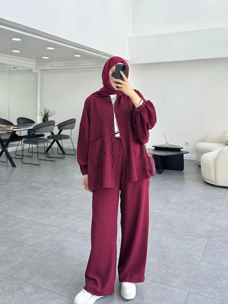 Martina İkili Takım Vişne