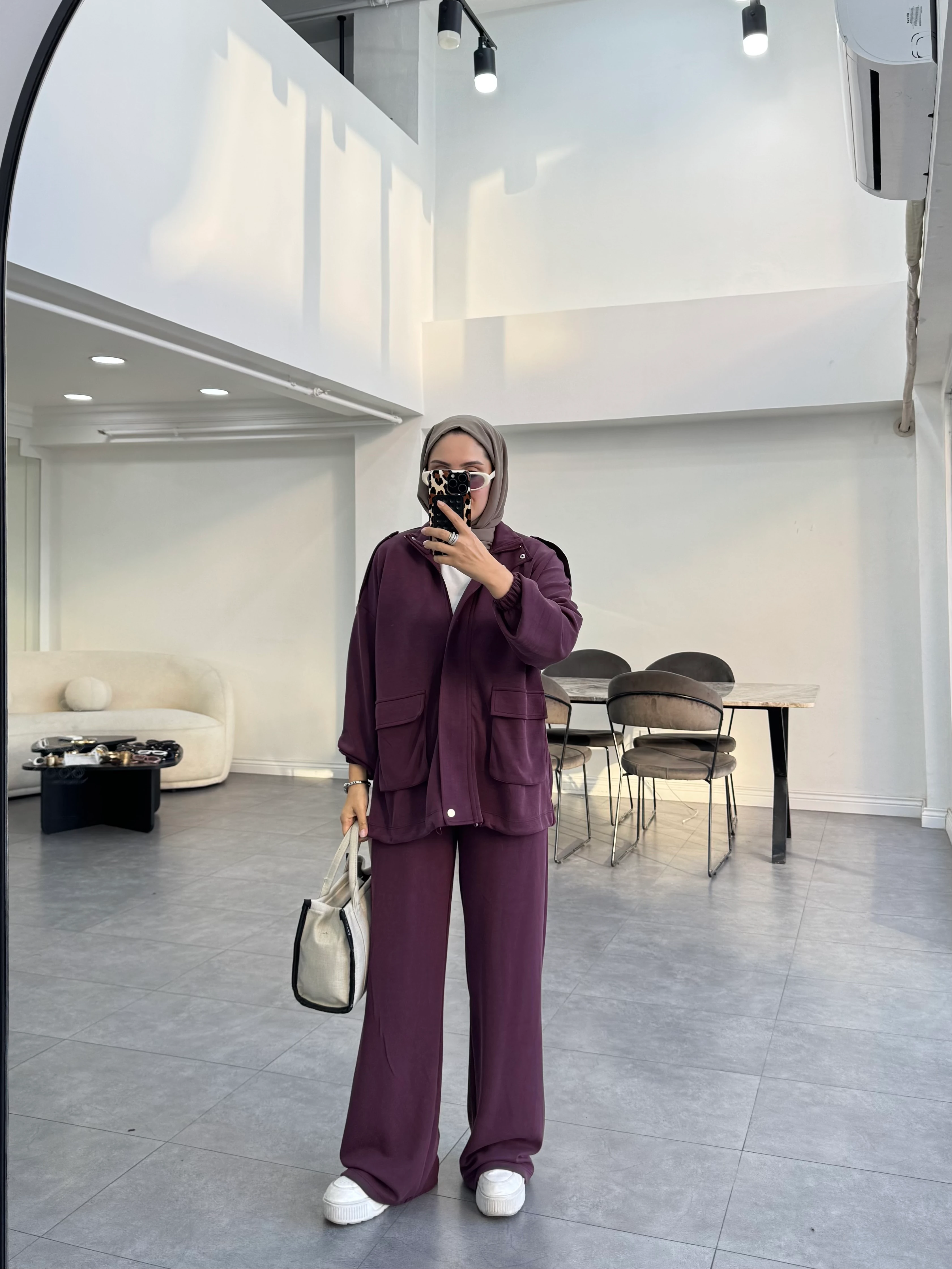 Yasi İkili Takım Mürdüm