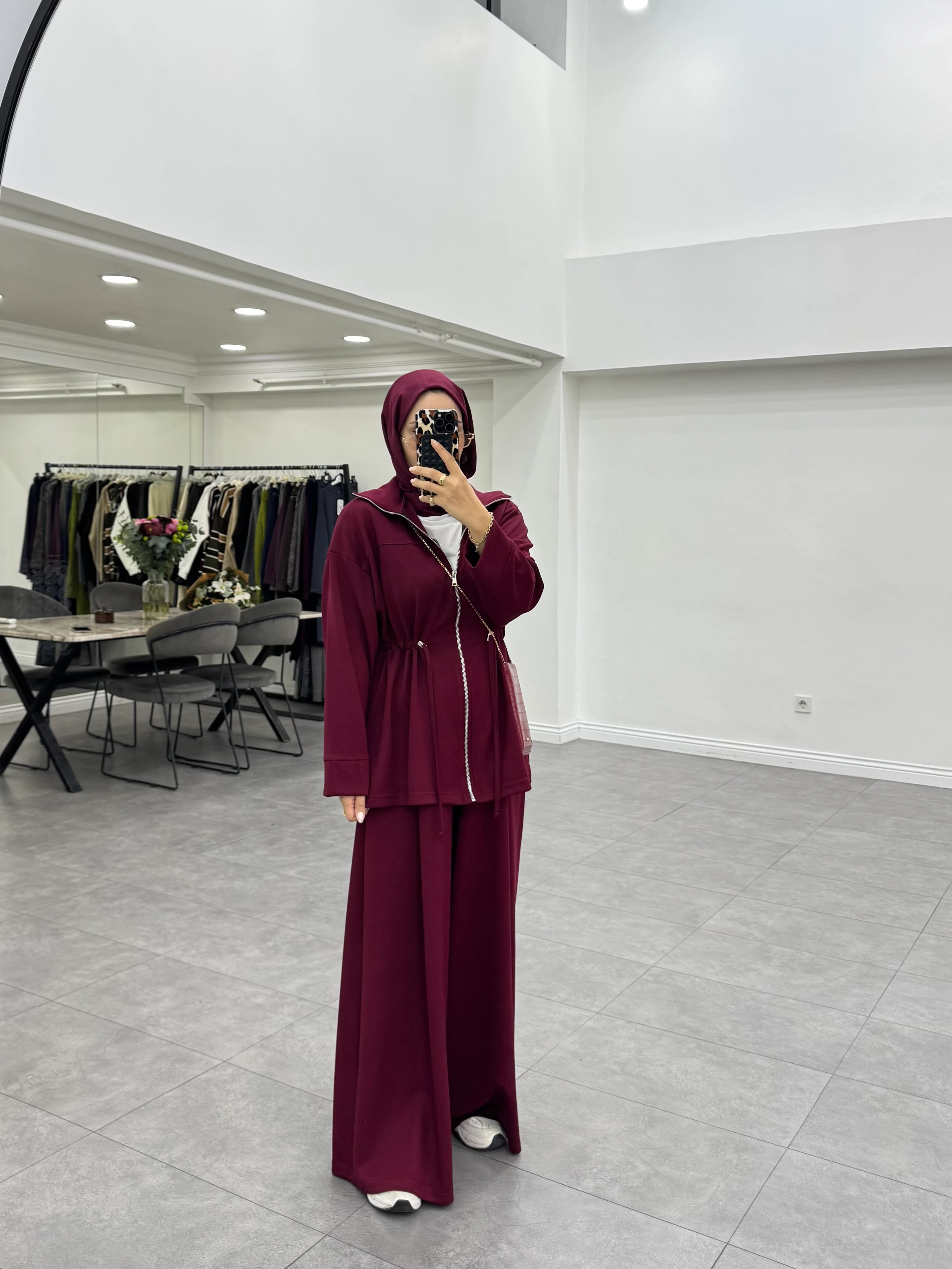 Feoz İkili Takım Bordo