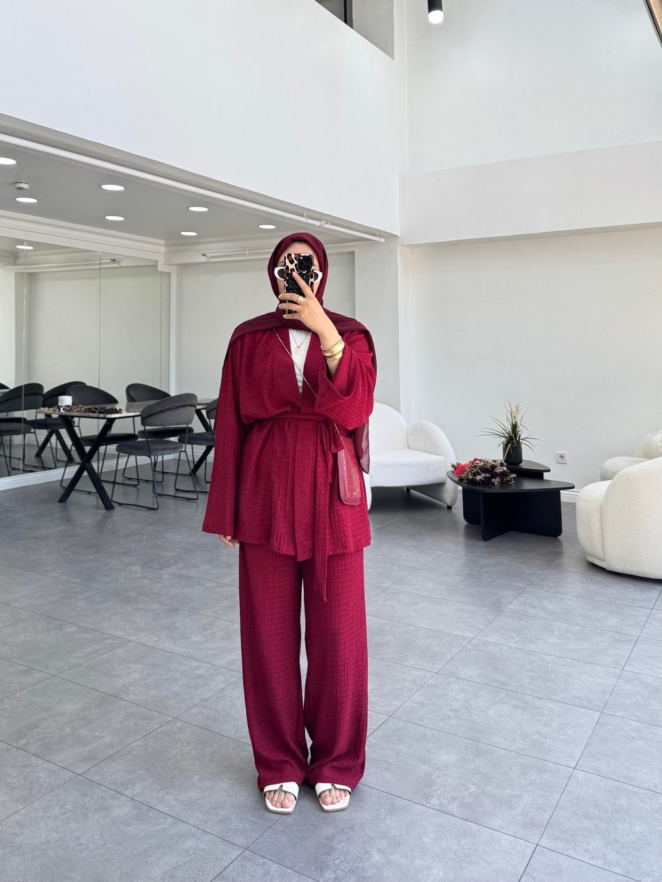 Besta İkili Takım Bordo