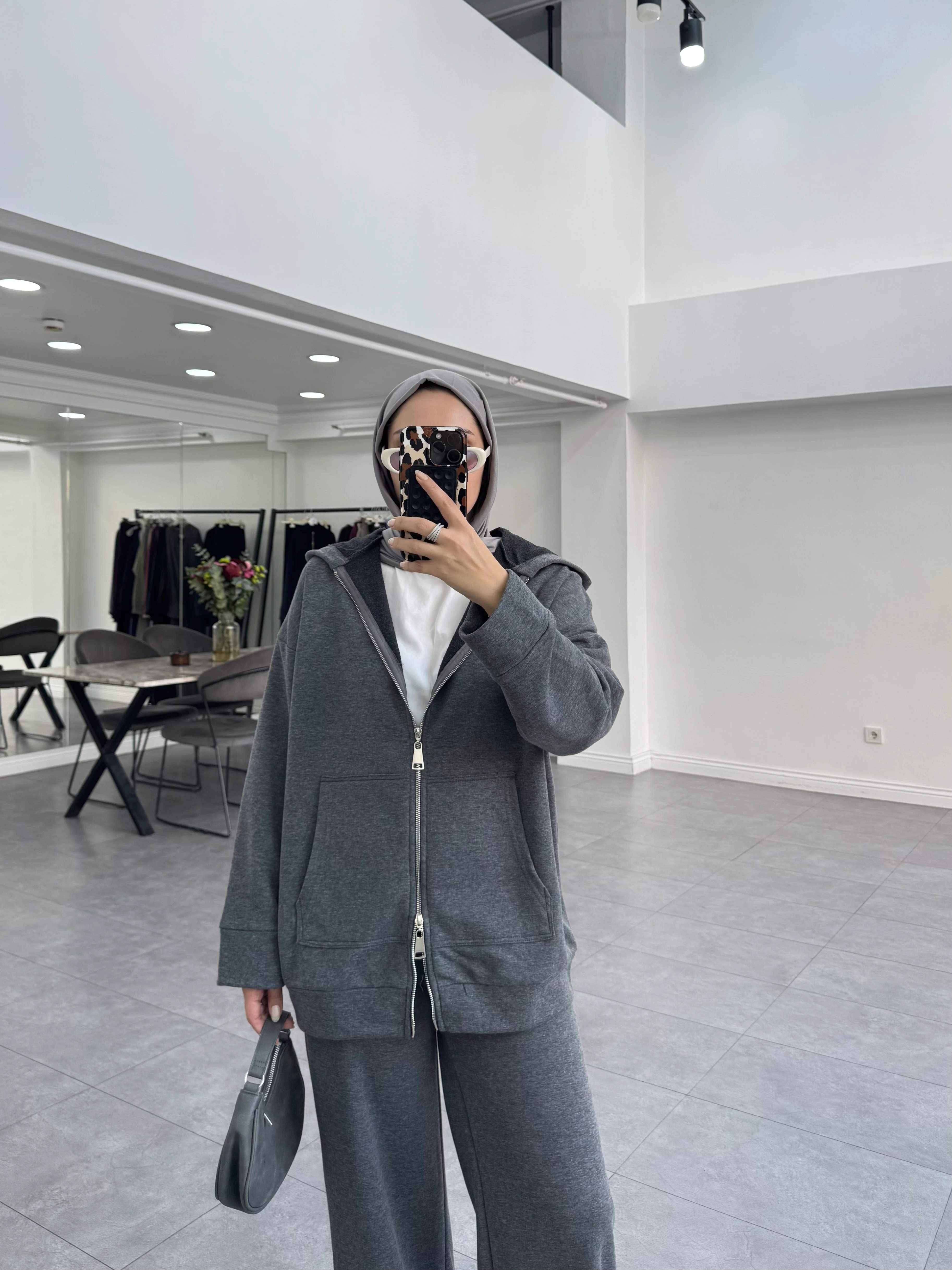 Hüer İkili Takım Antrasit