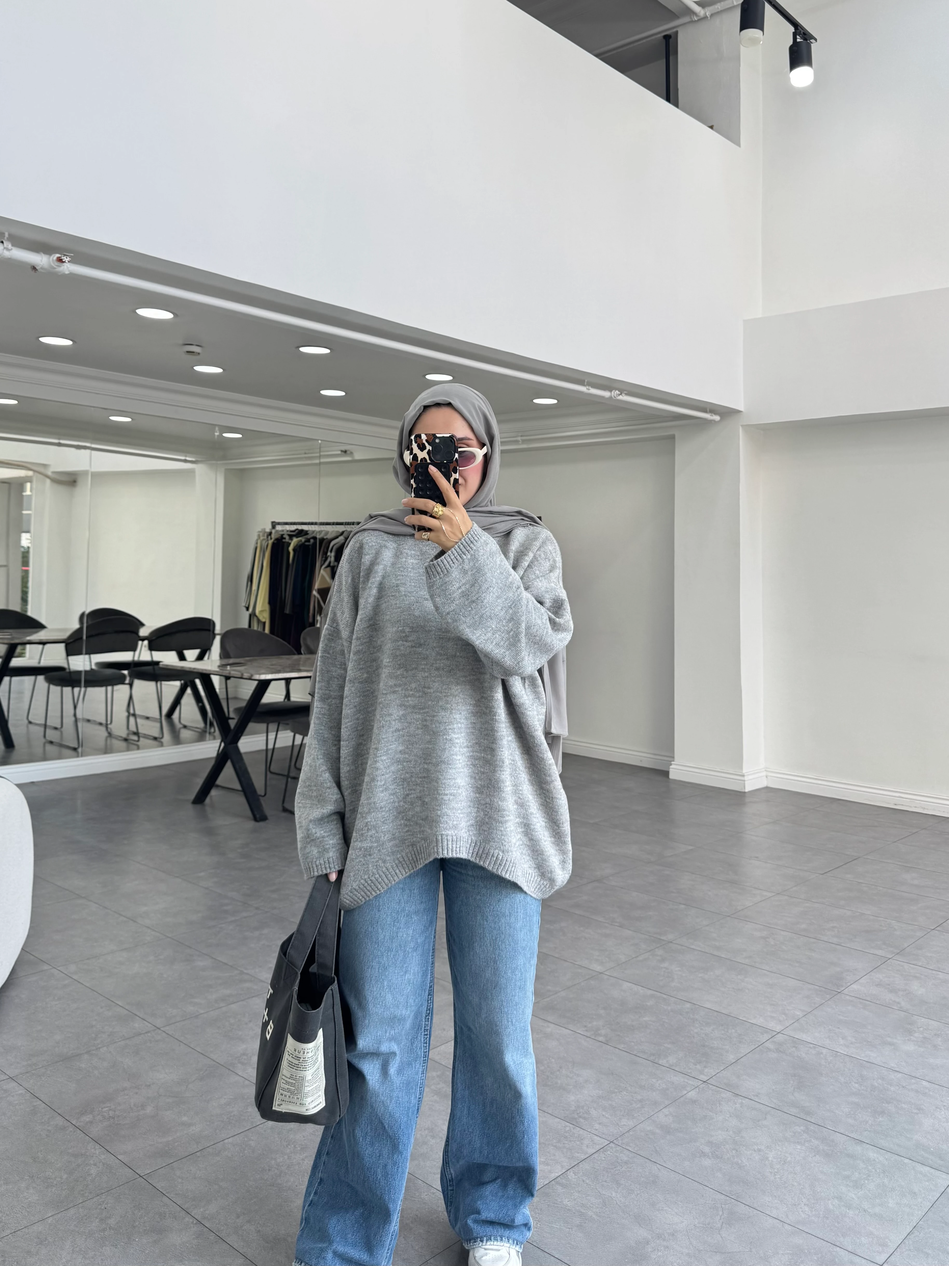 Fuol Triko Kazak Gri