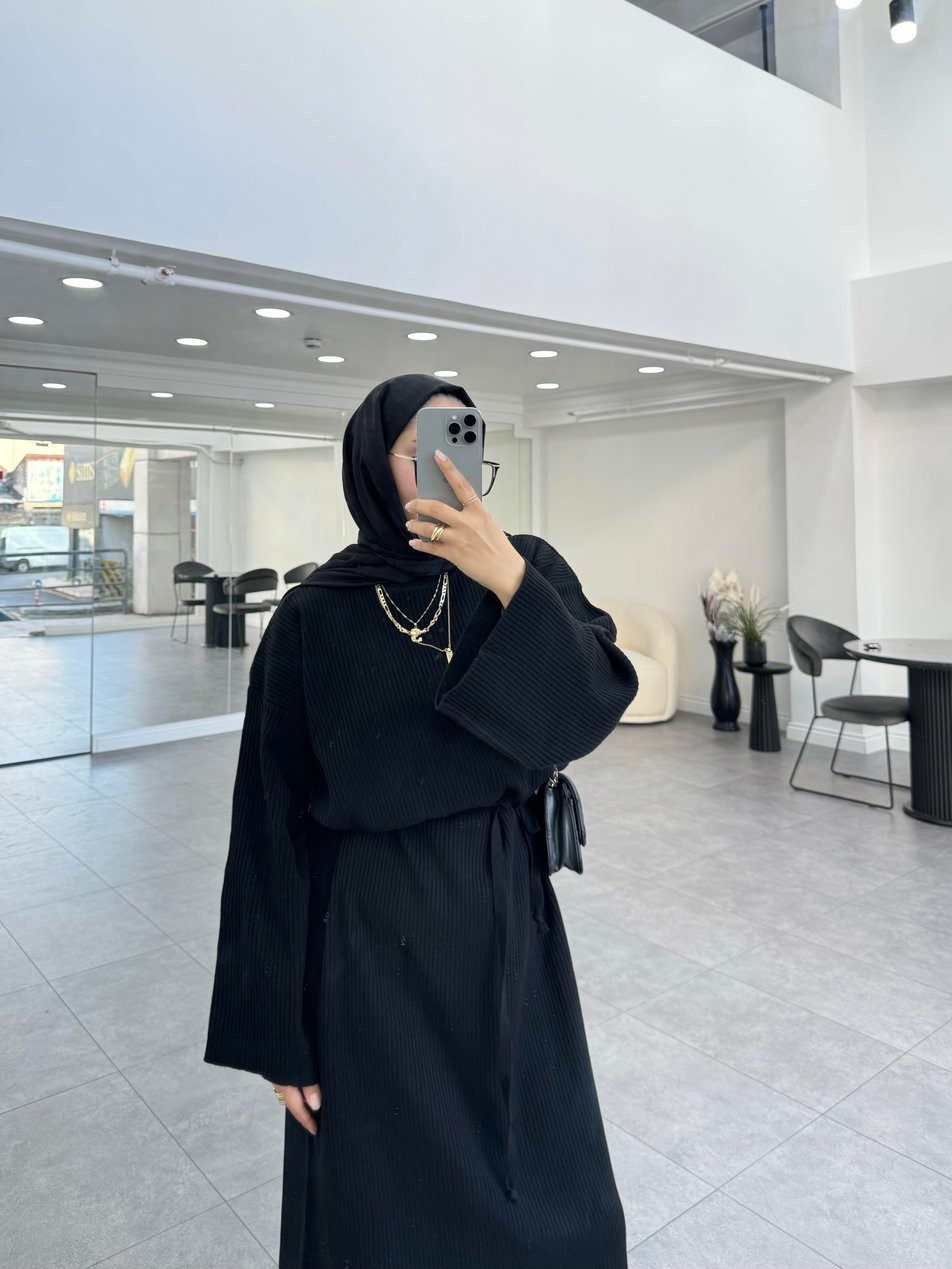 Ella Siyah Elbise