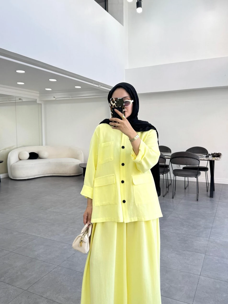 Mina İkili Takım Sarı