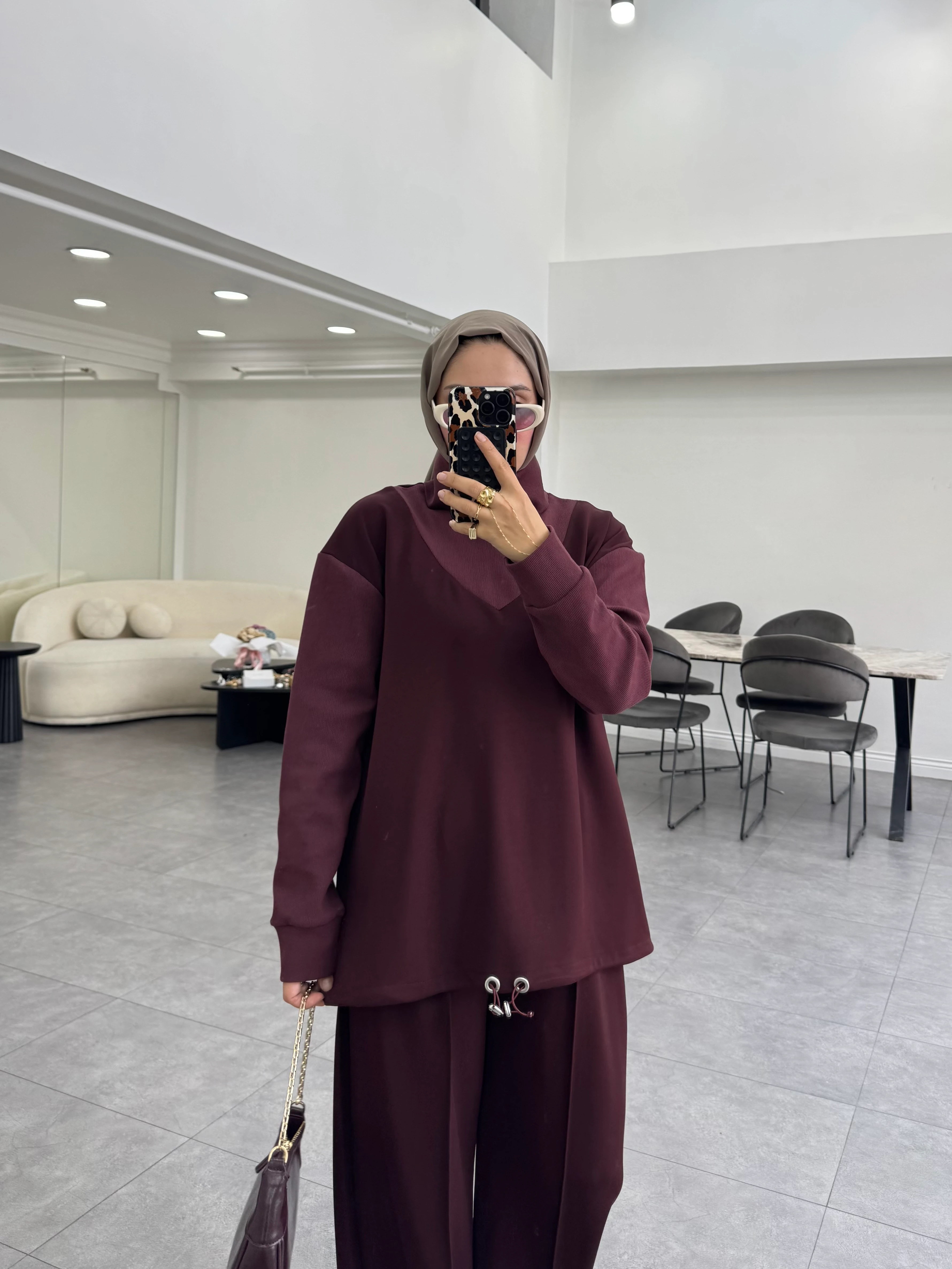 Soelle İkili Takım Mürdüm