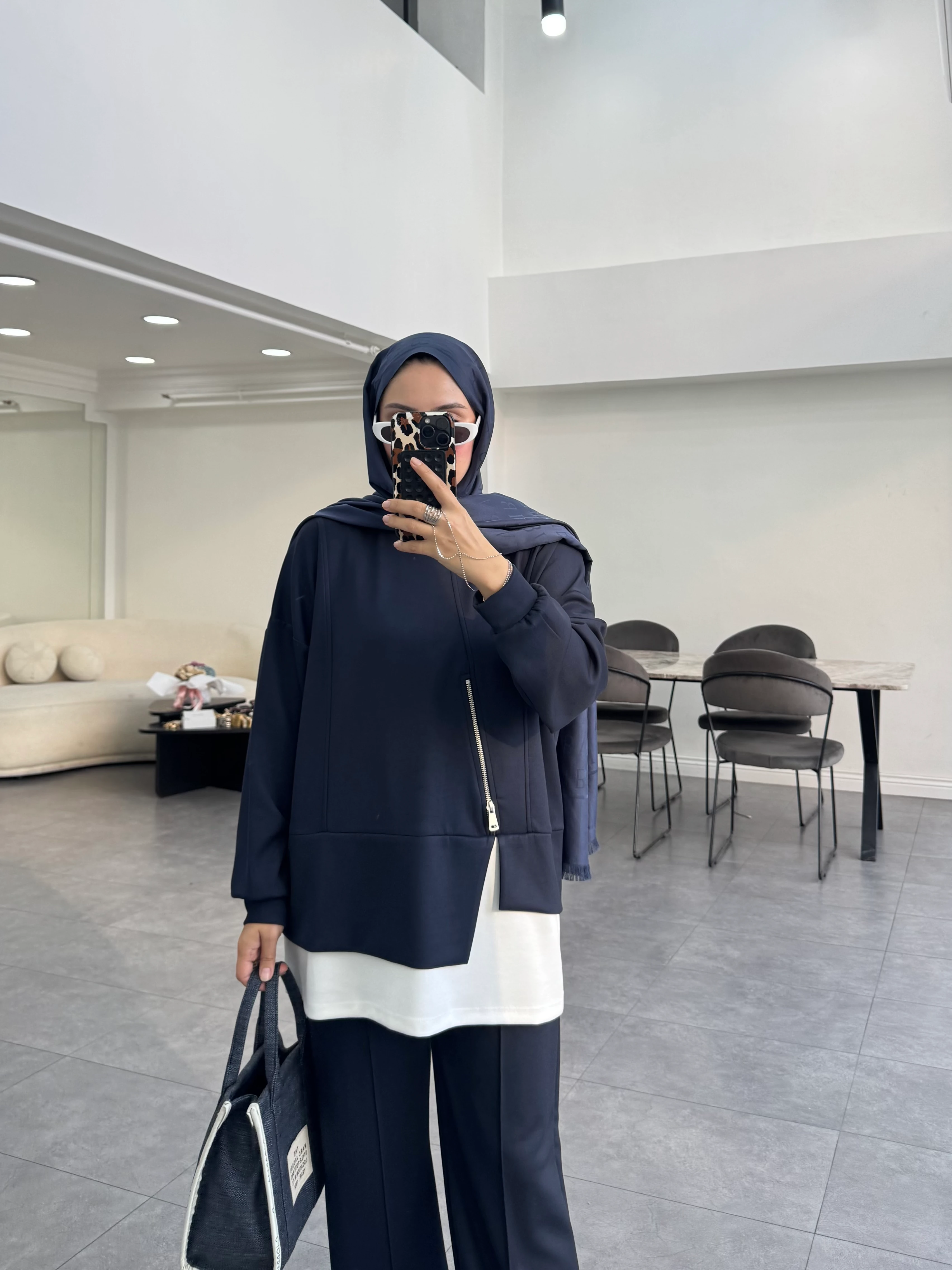 Fihha İkili Takım Lacivert