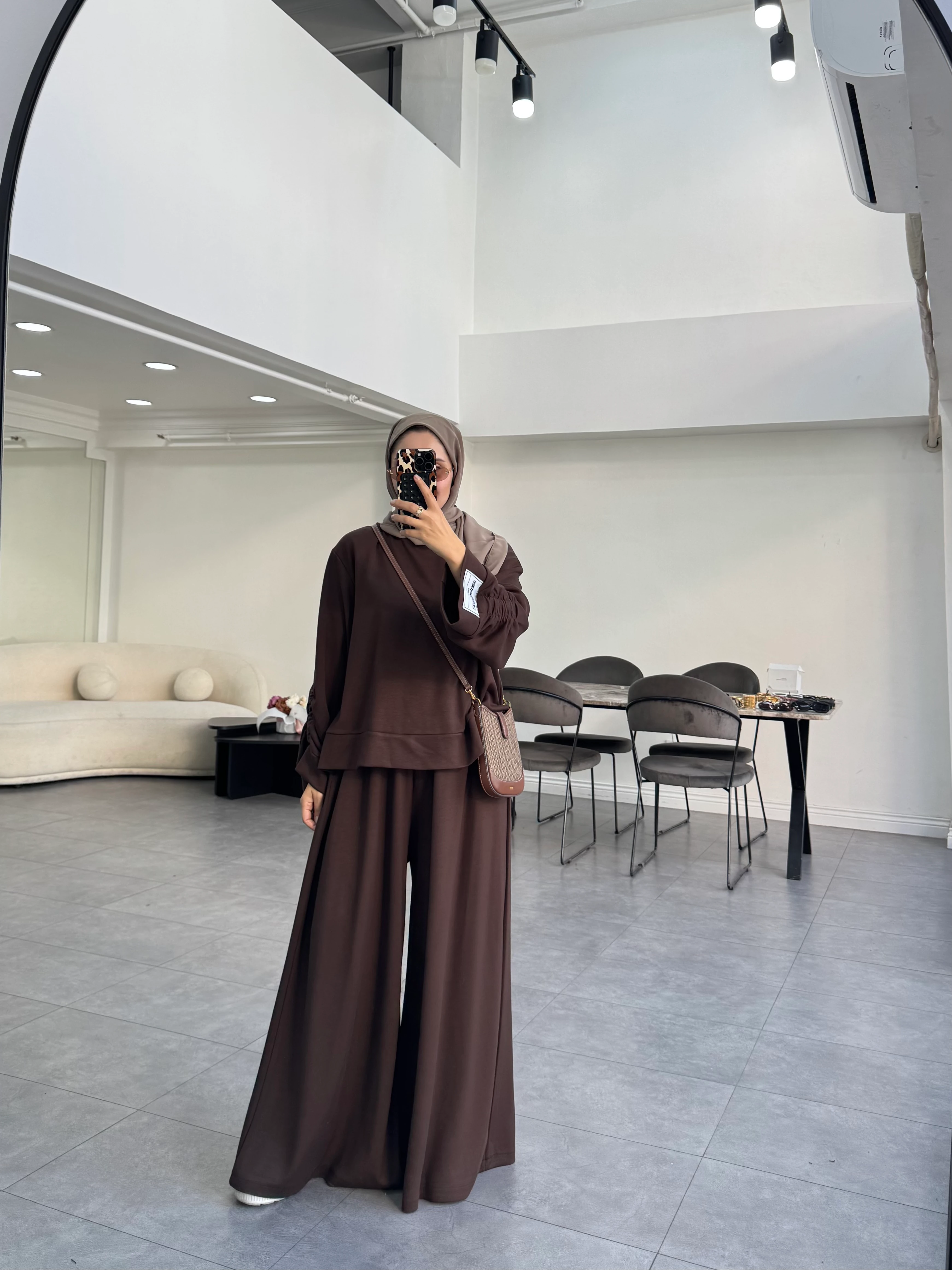 Cerva İkili Takım Kahverengi