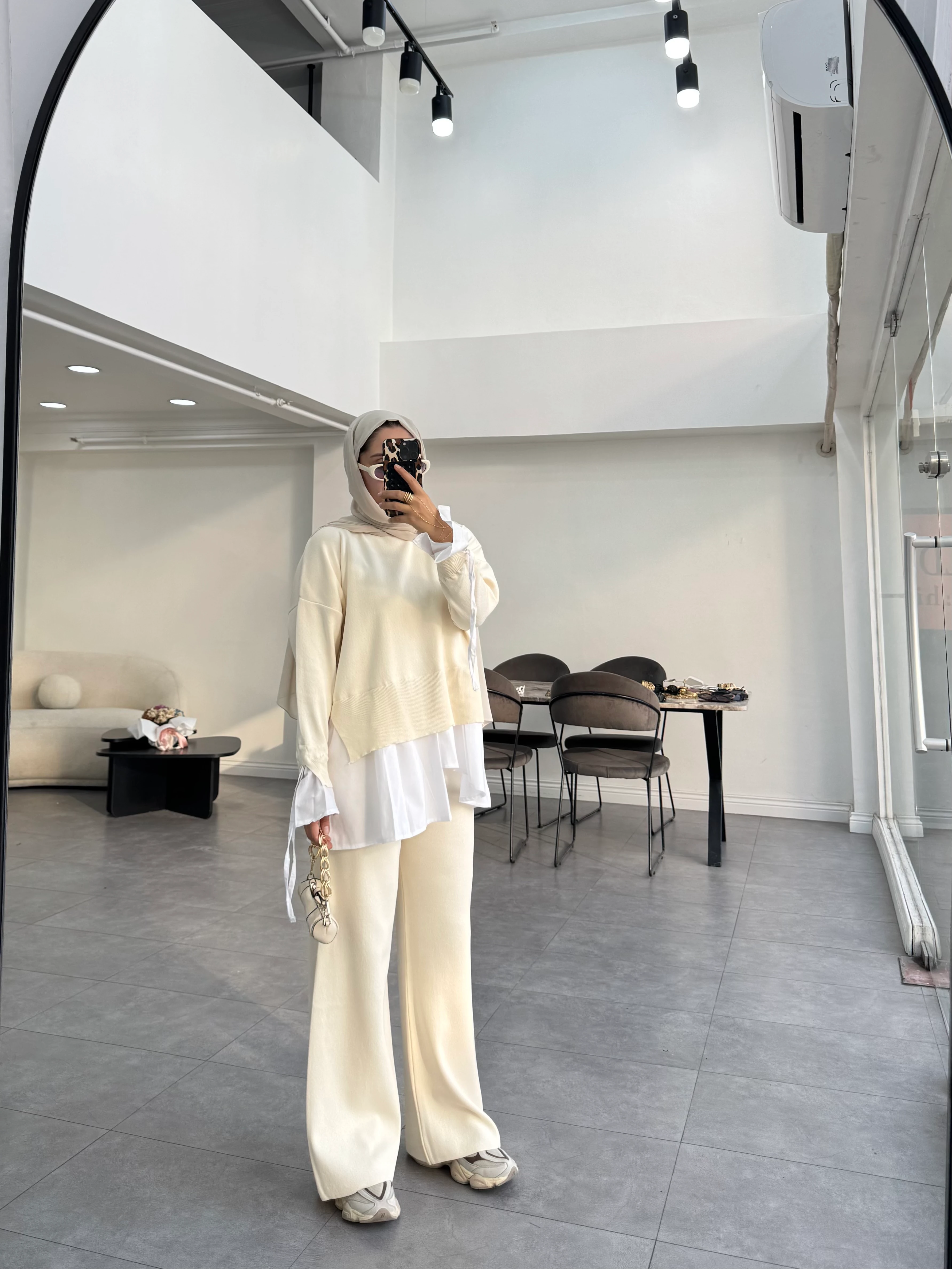 Mehista Triko Takım Bej