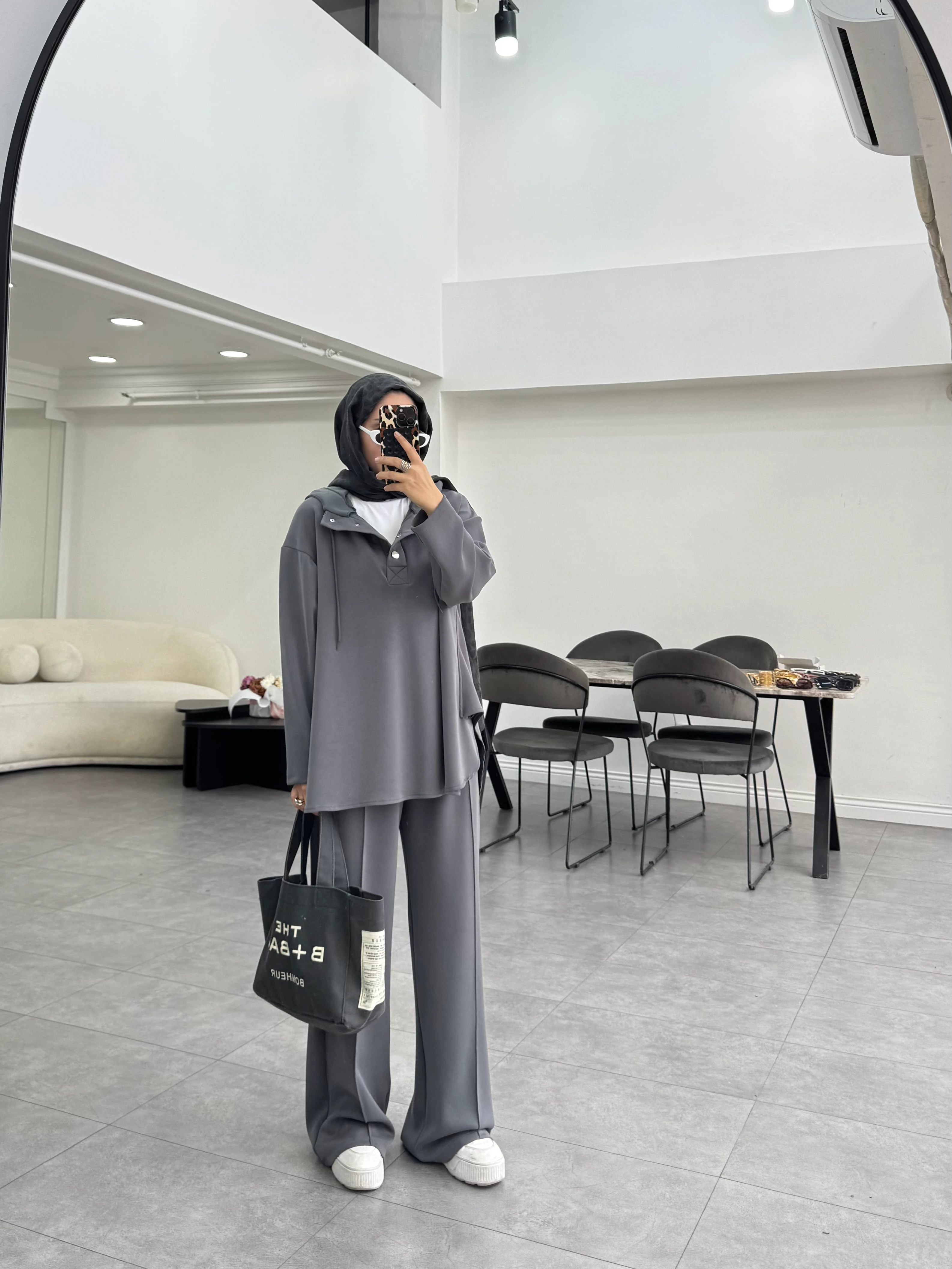 Adosta İkili Takım Gri