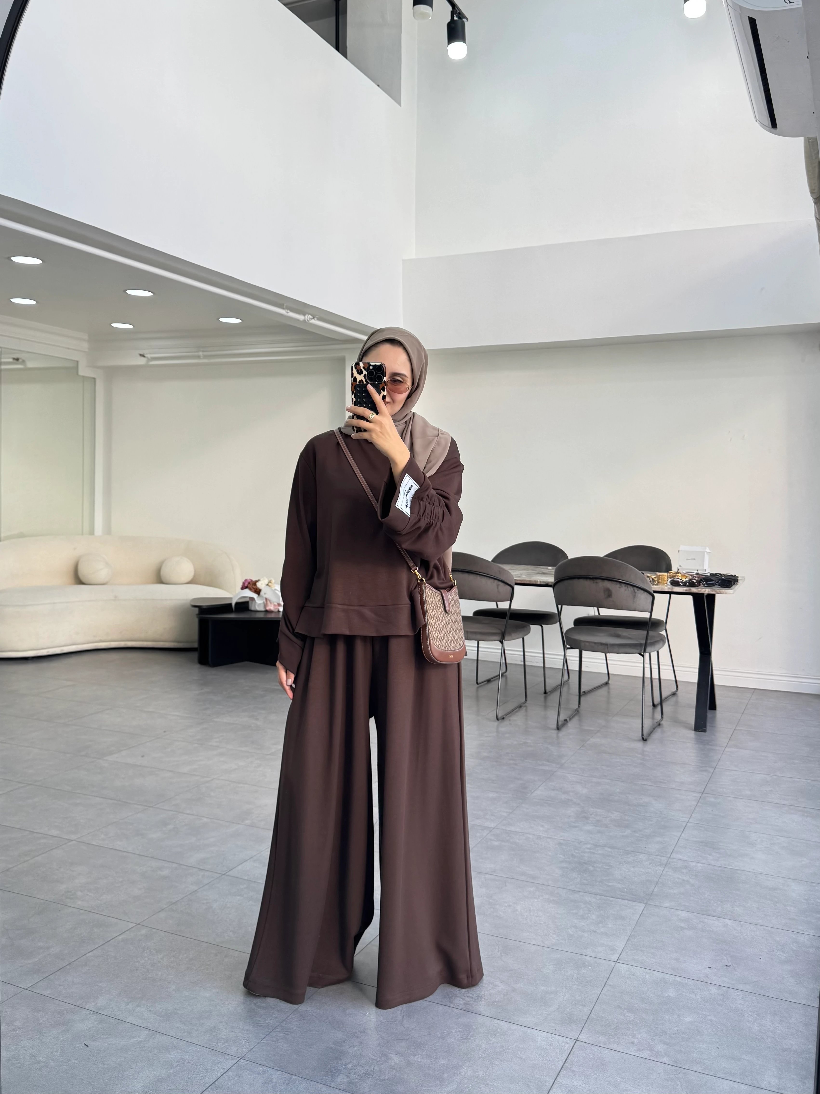 Cerva İkili Takım Kahverengi