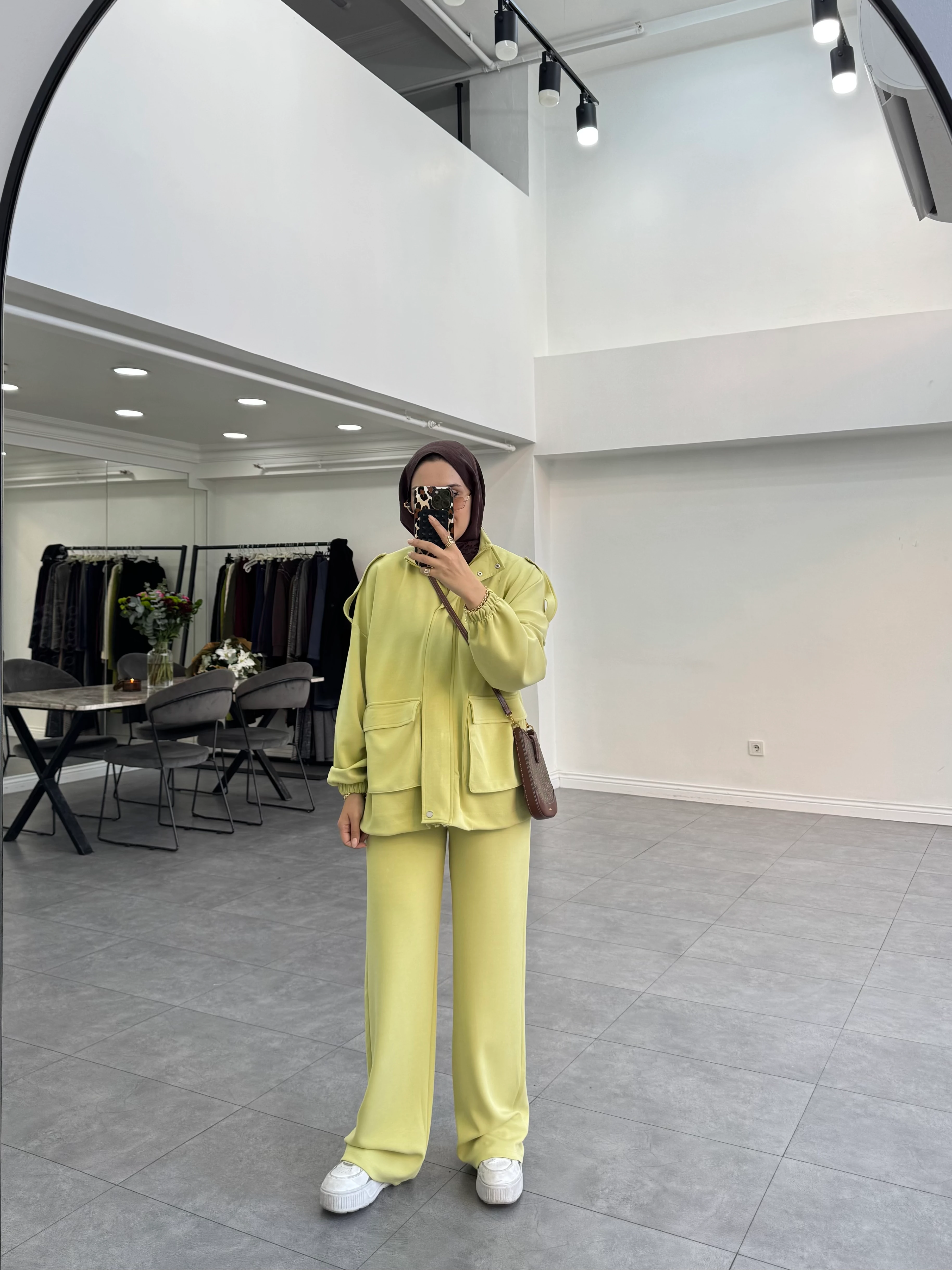 Yasi İkili Takım Limon Sarısı