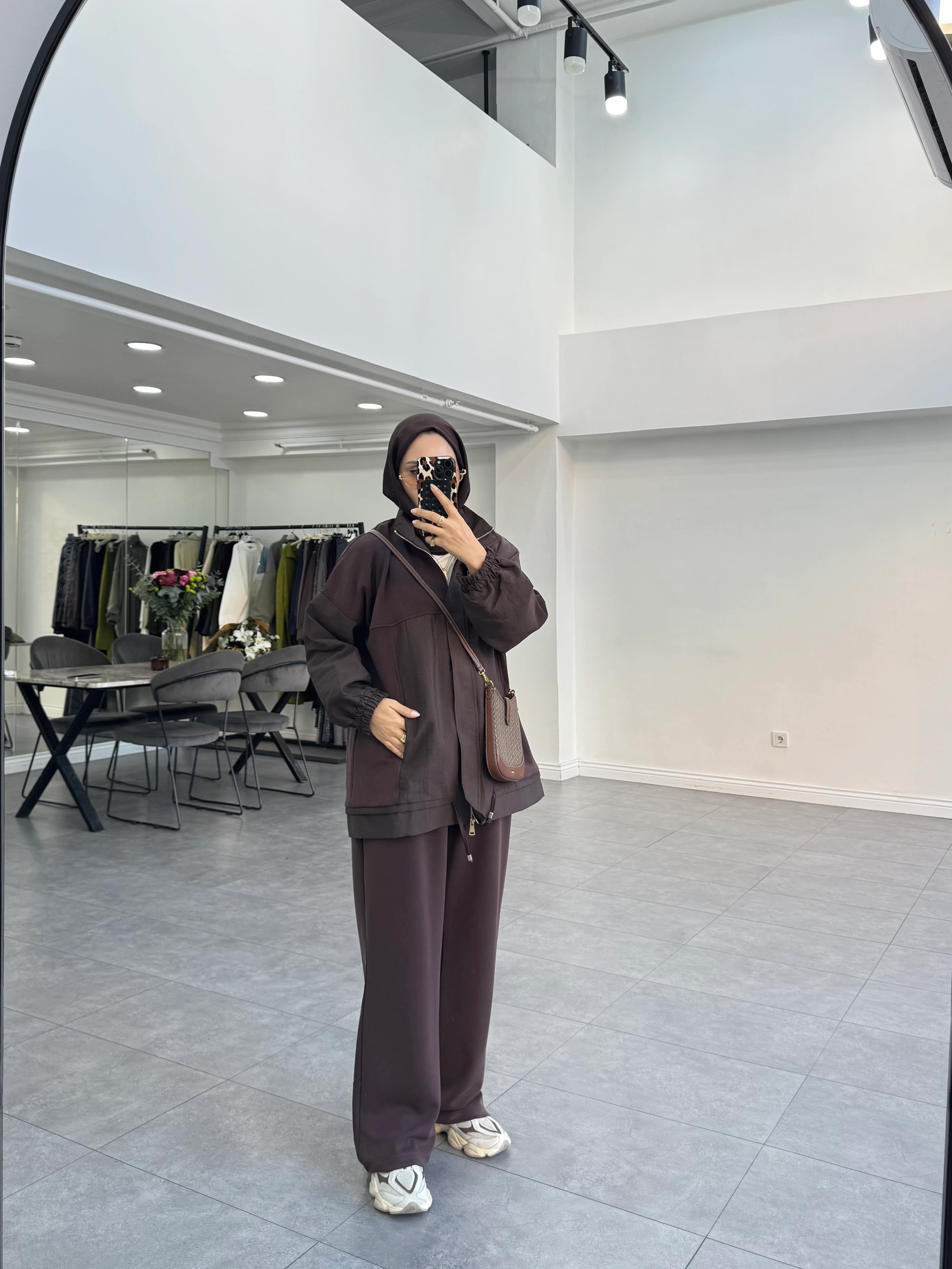 Nermi İkili Takım Kahverengi