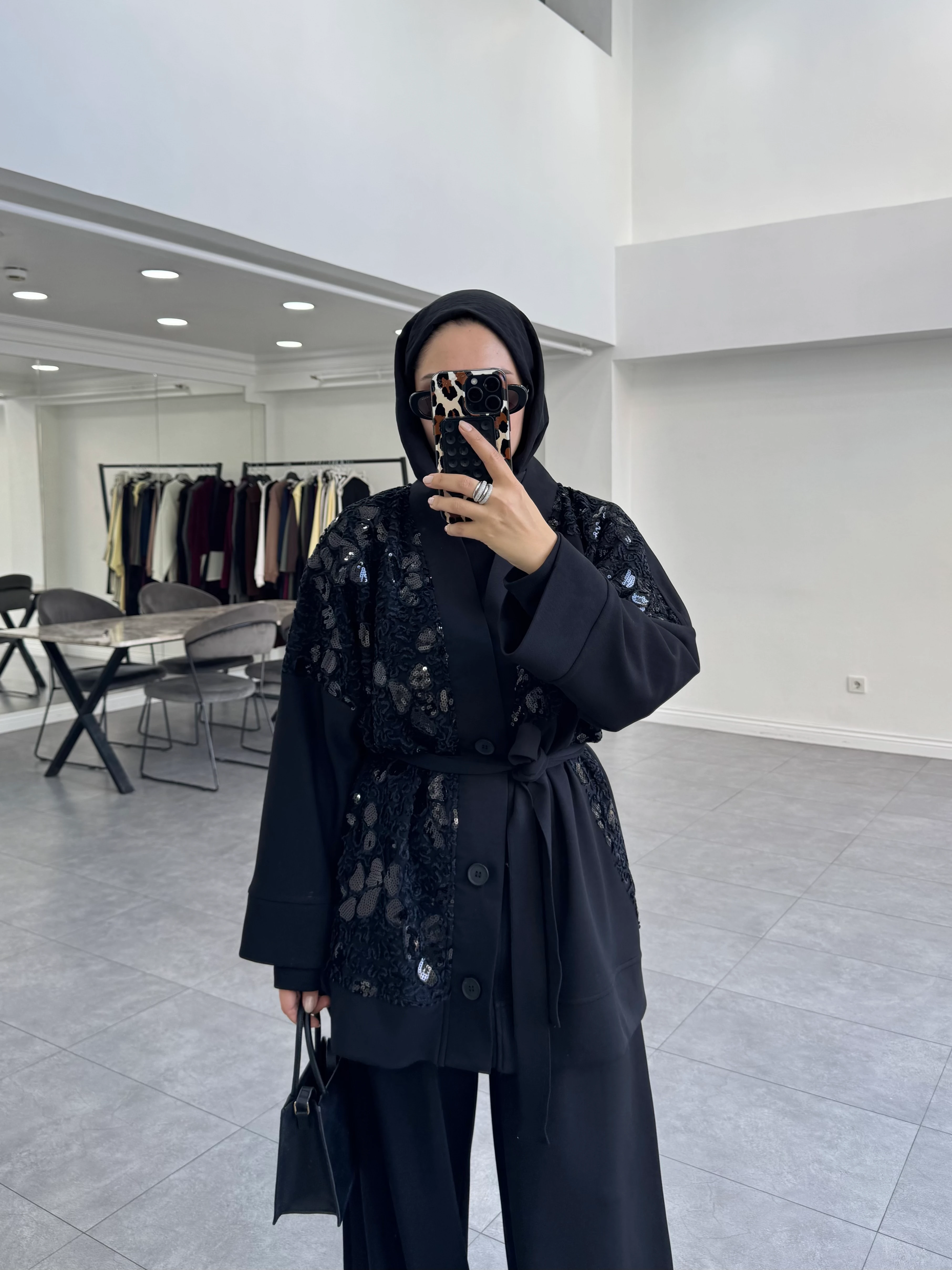 Herri Üçlü Takım Siyah