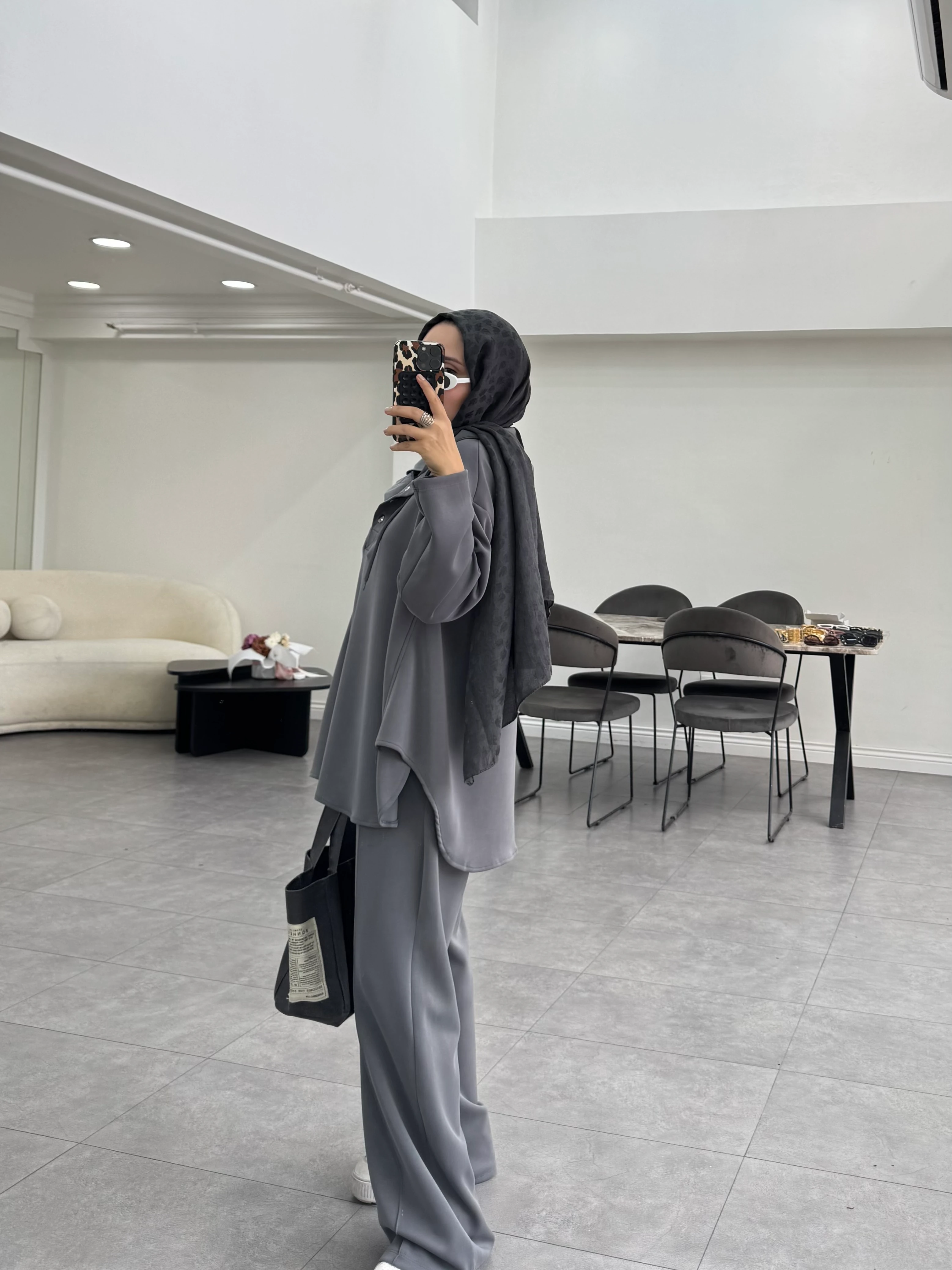 Adosta İkili Takım Gri