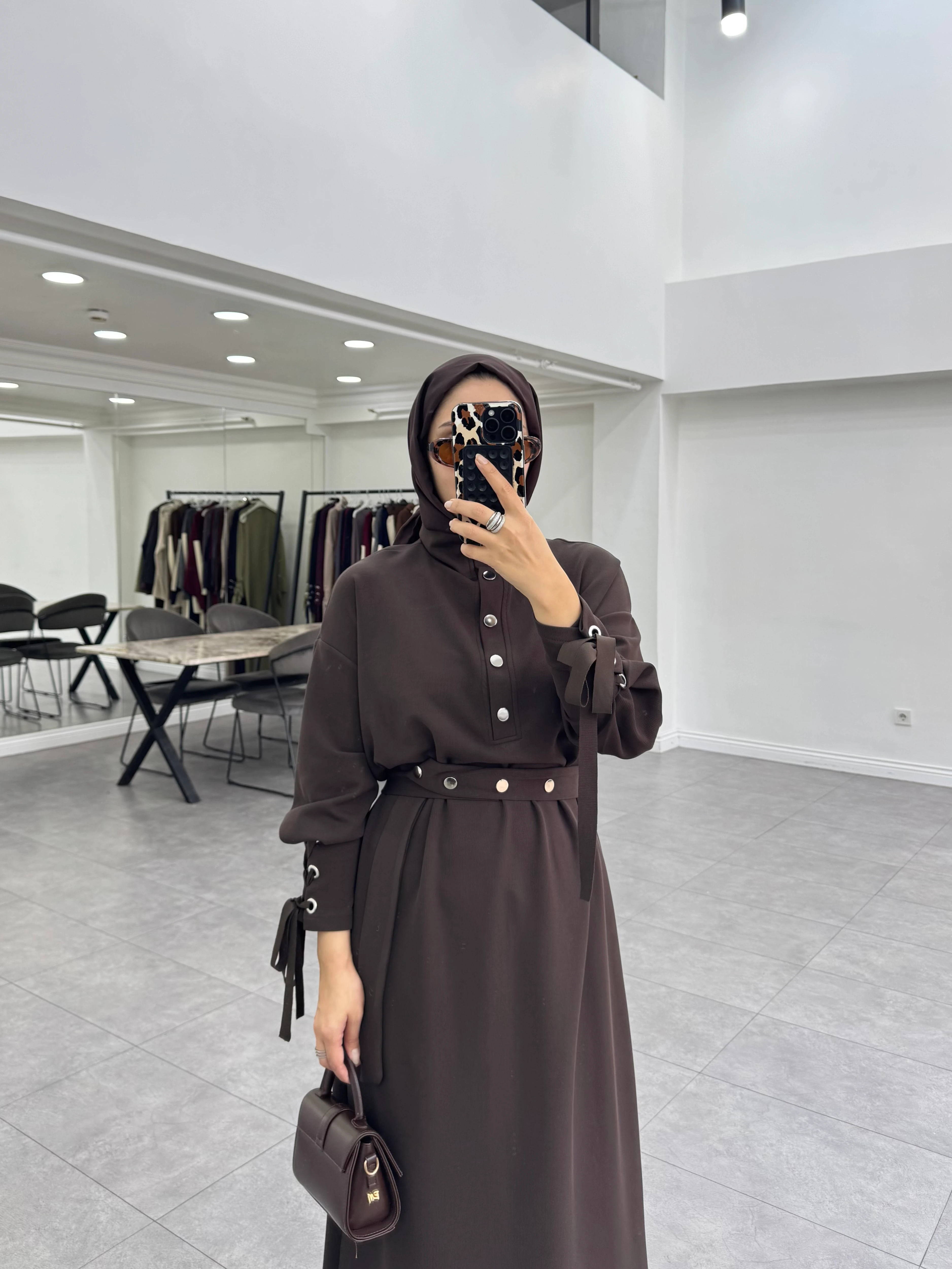 Juve Elbise Kahverengi