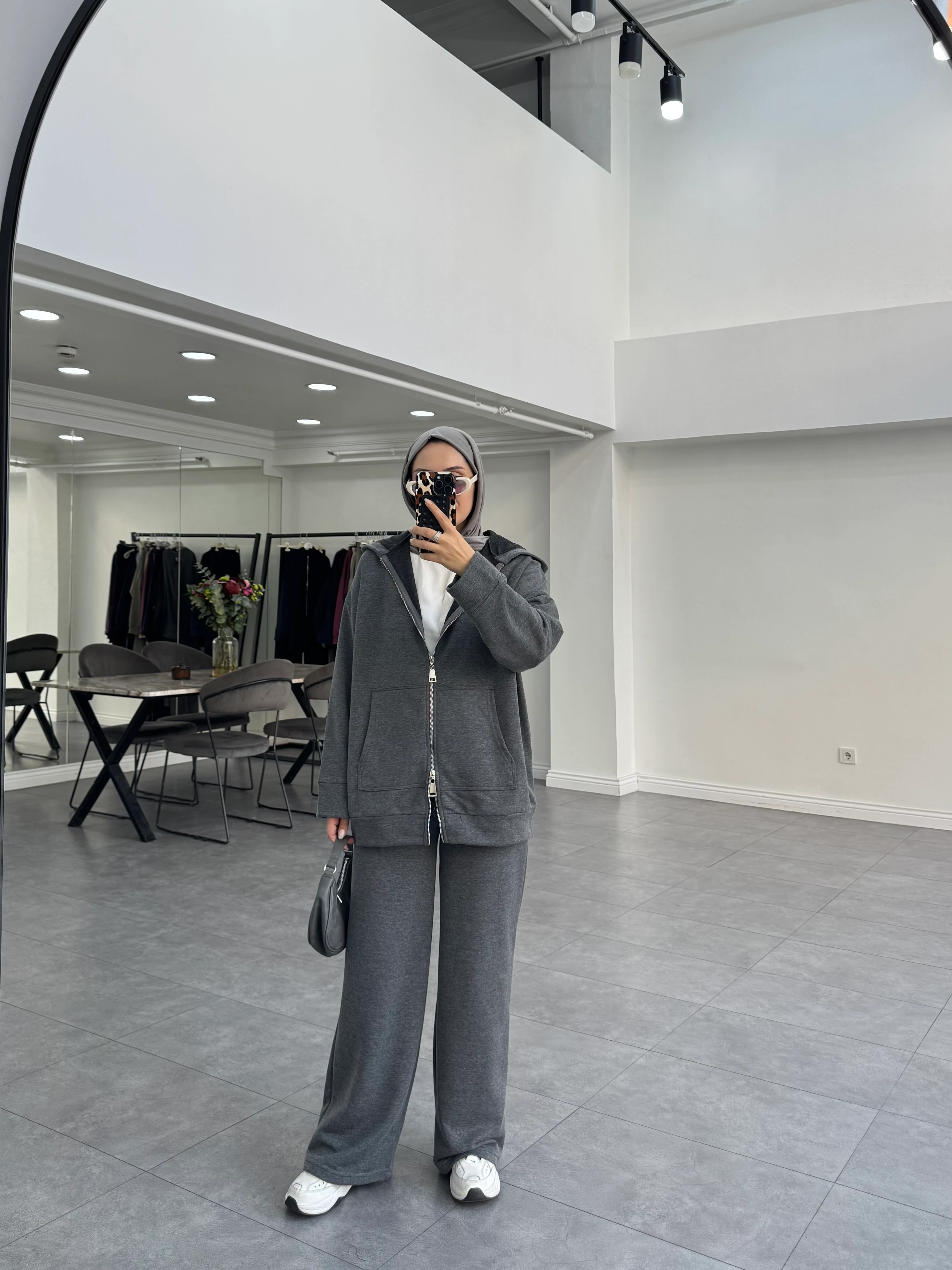 Hüer İkili Takım Antrasit