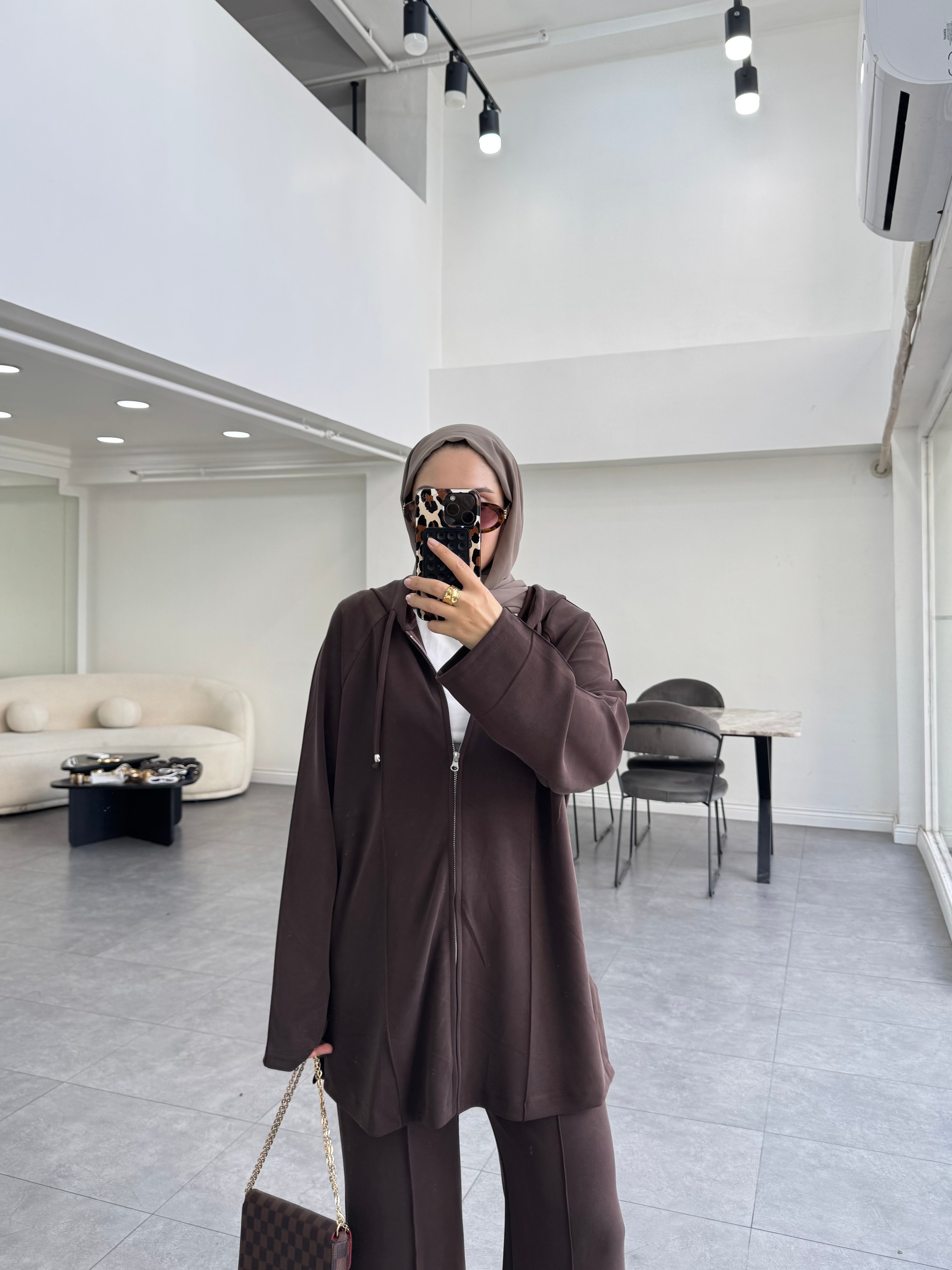 Coi İkili Takım Kahverengi