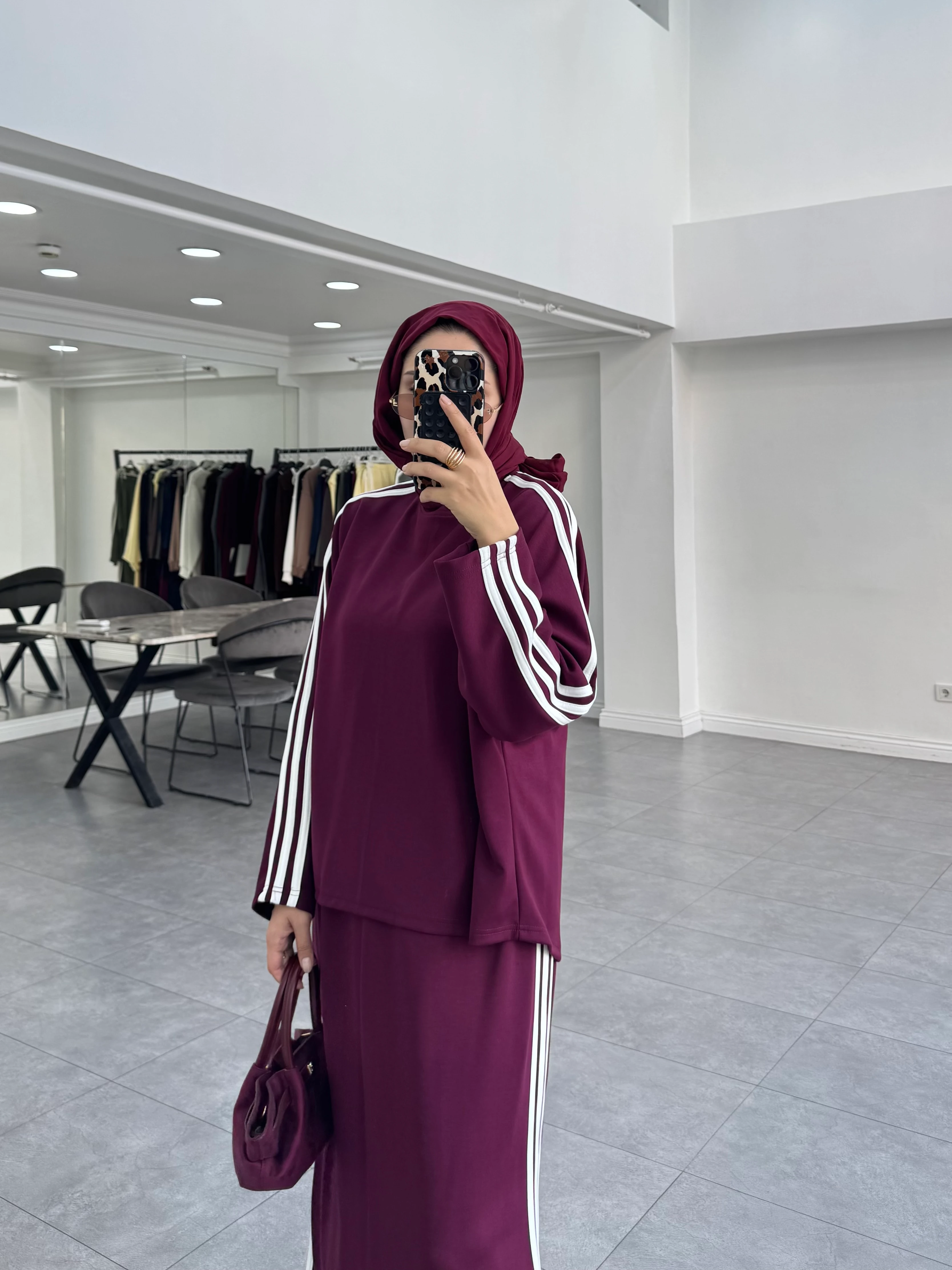 Aferta İkili Takım Mürdüm