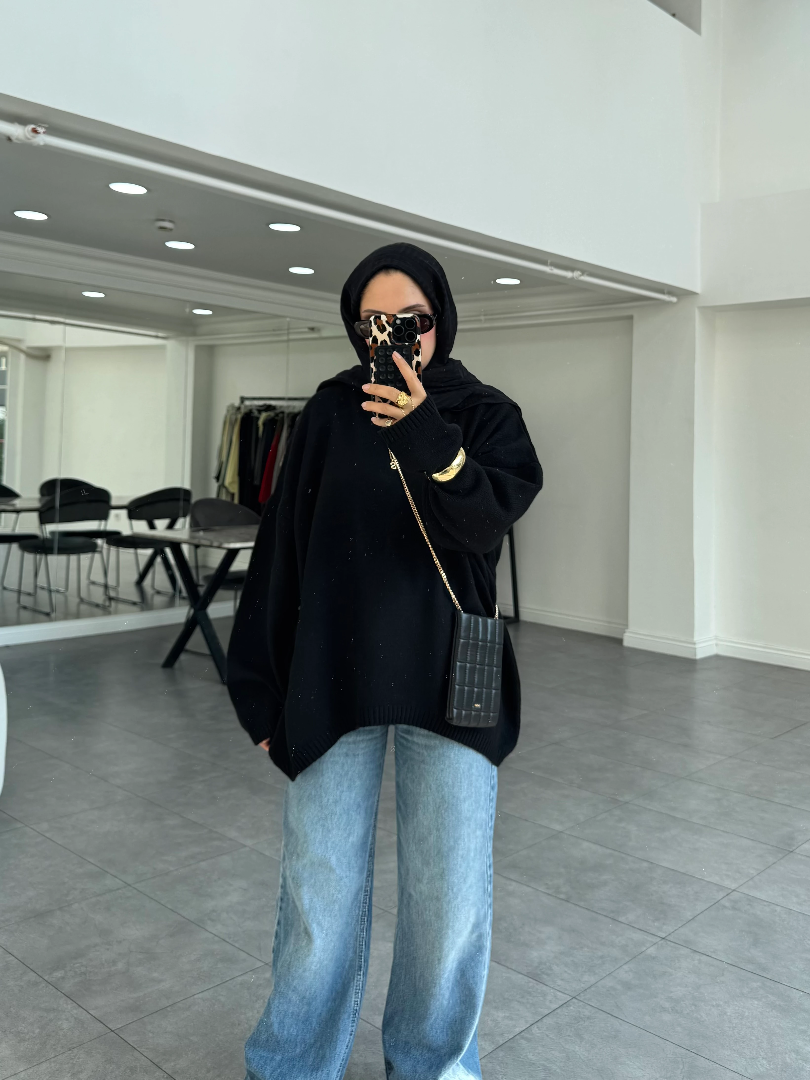 Fuol Triko Kazak Siyah