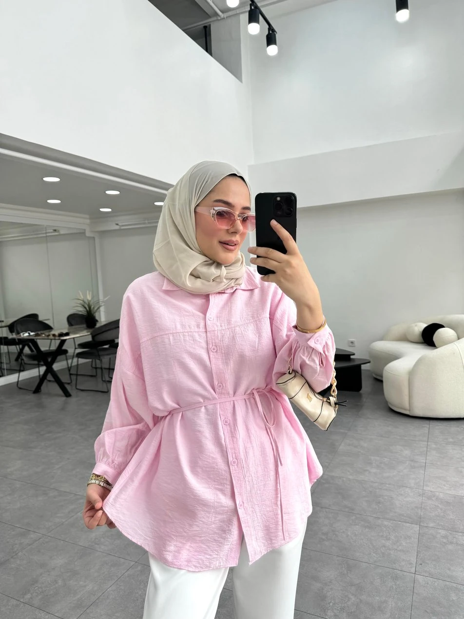 İnsto Gömlek Pembe