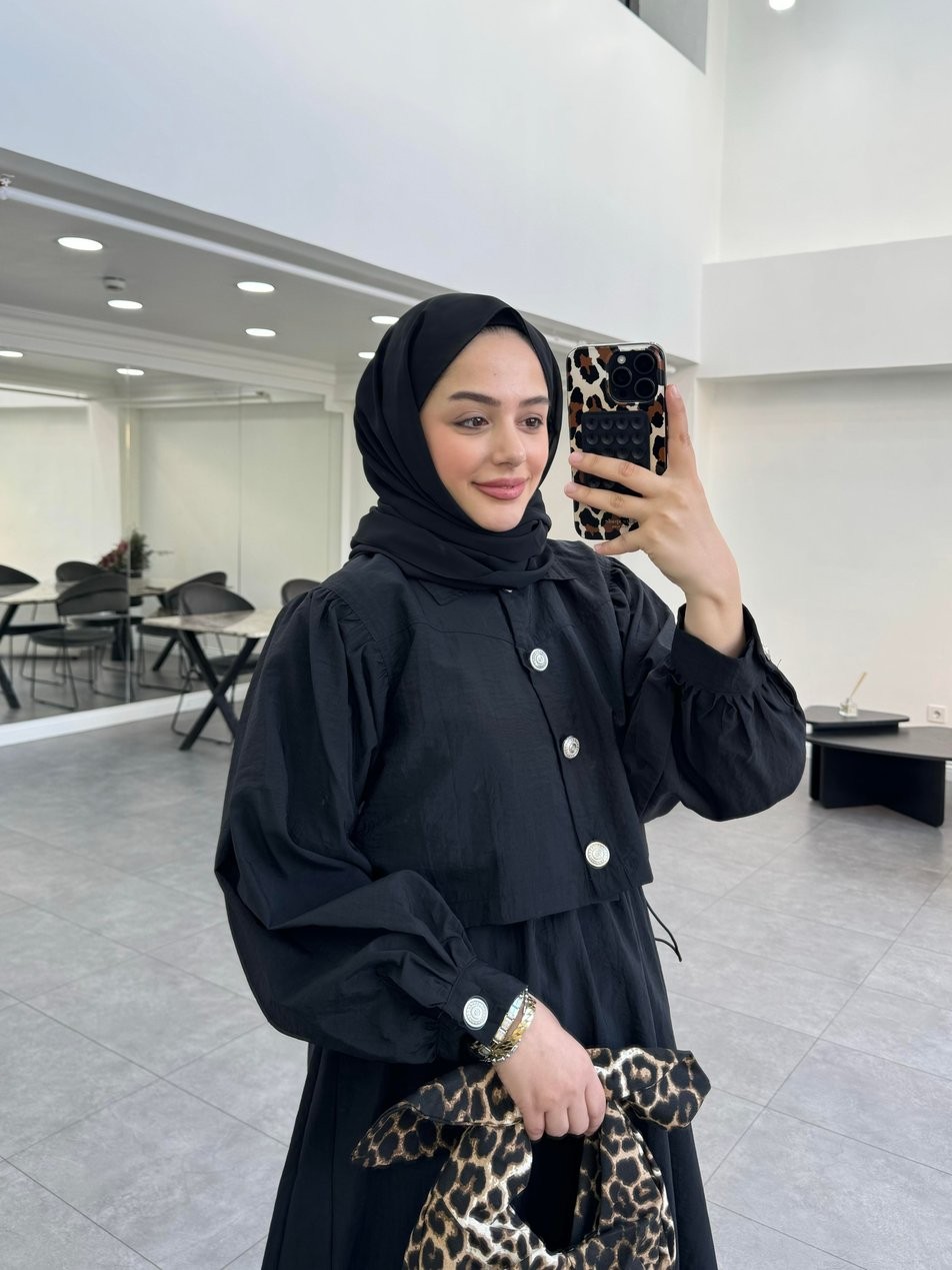 Nusta Elbise Siyah