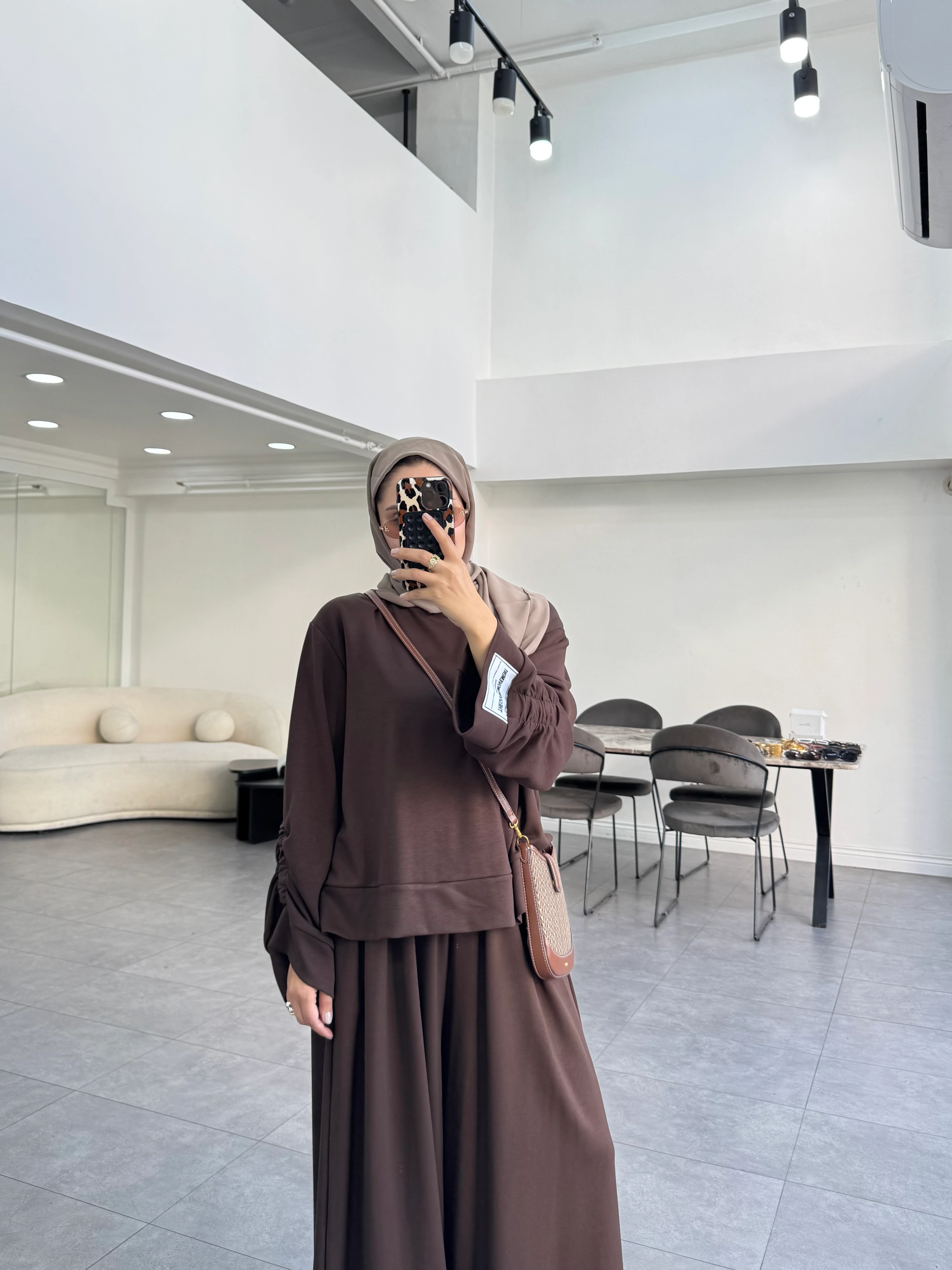 Cerva İkili Takım Kahverengi