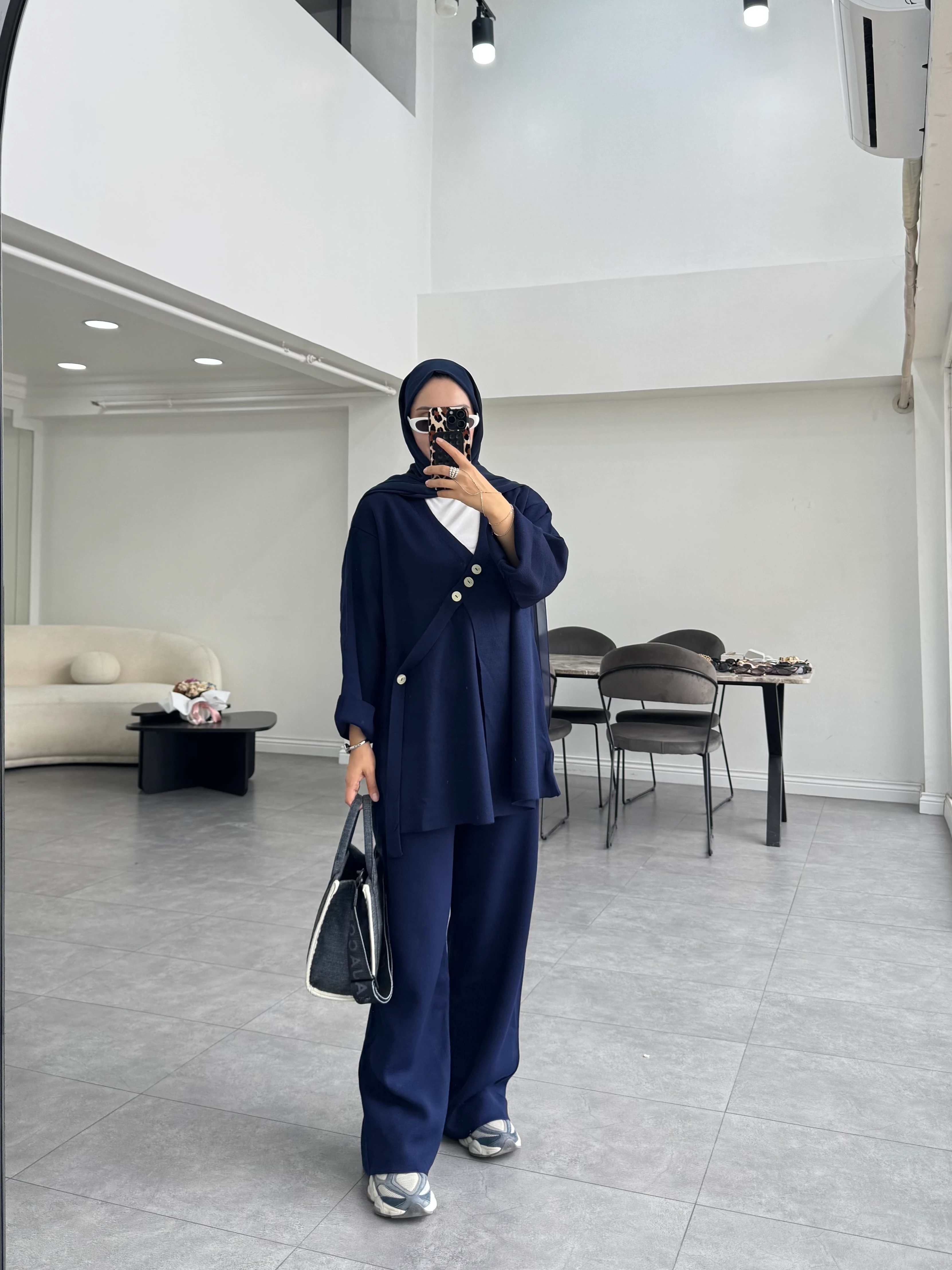 Koal Triko Takım Lacivert