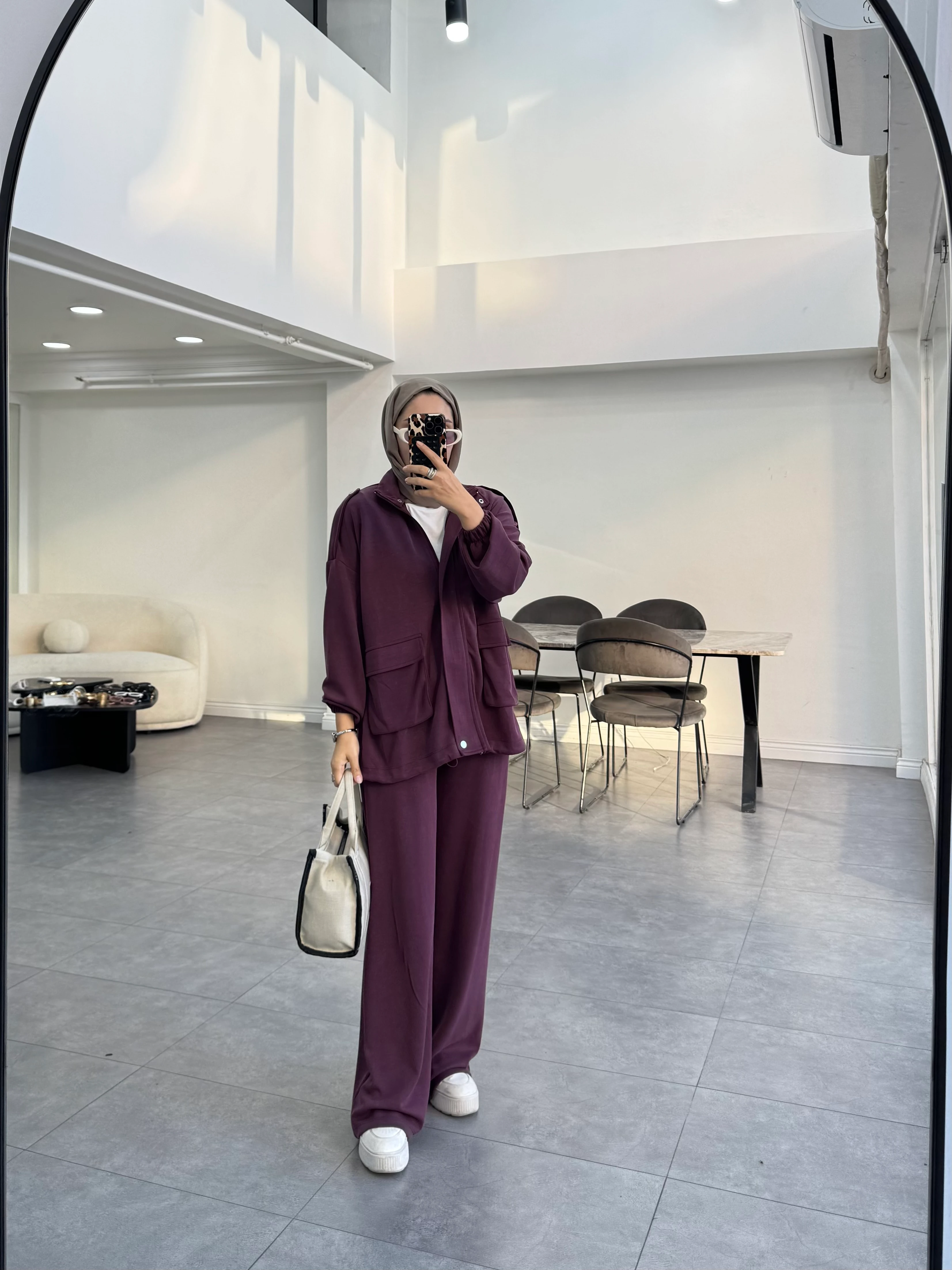 Yasi İkili Takım Mürdüm