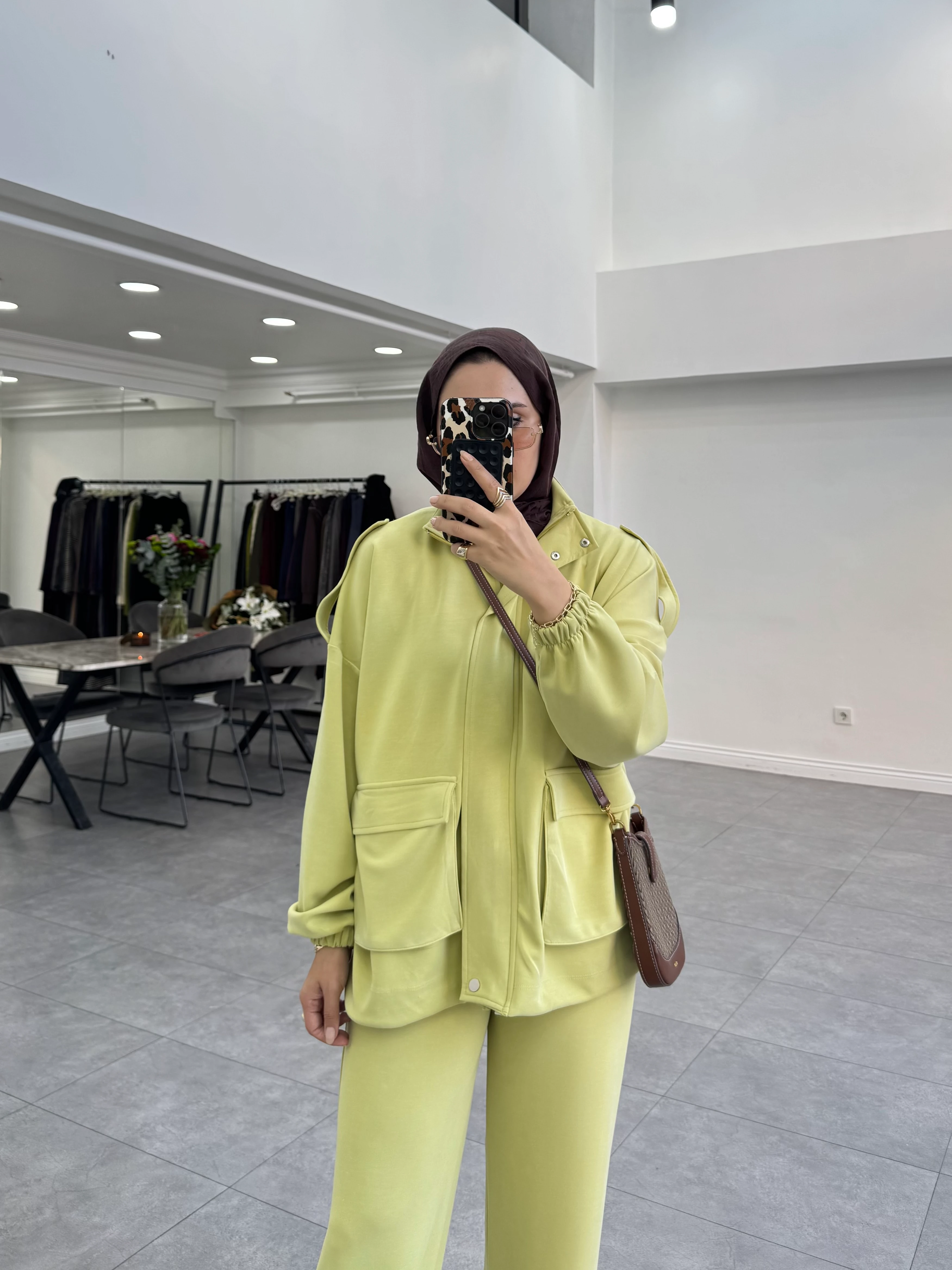 Yasi İkili Takım Limon Sarısı