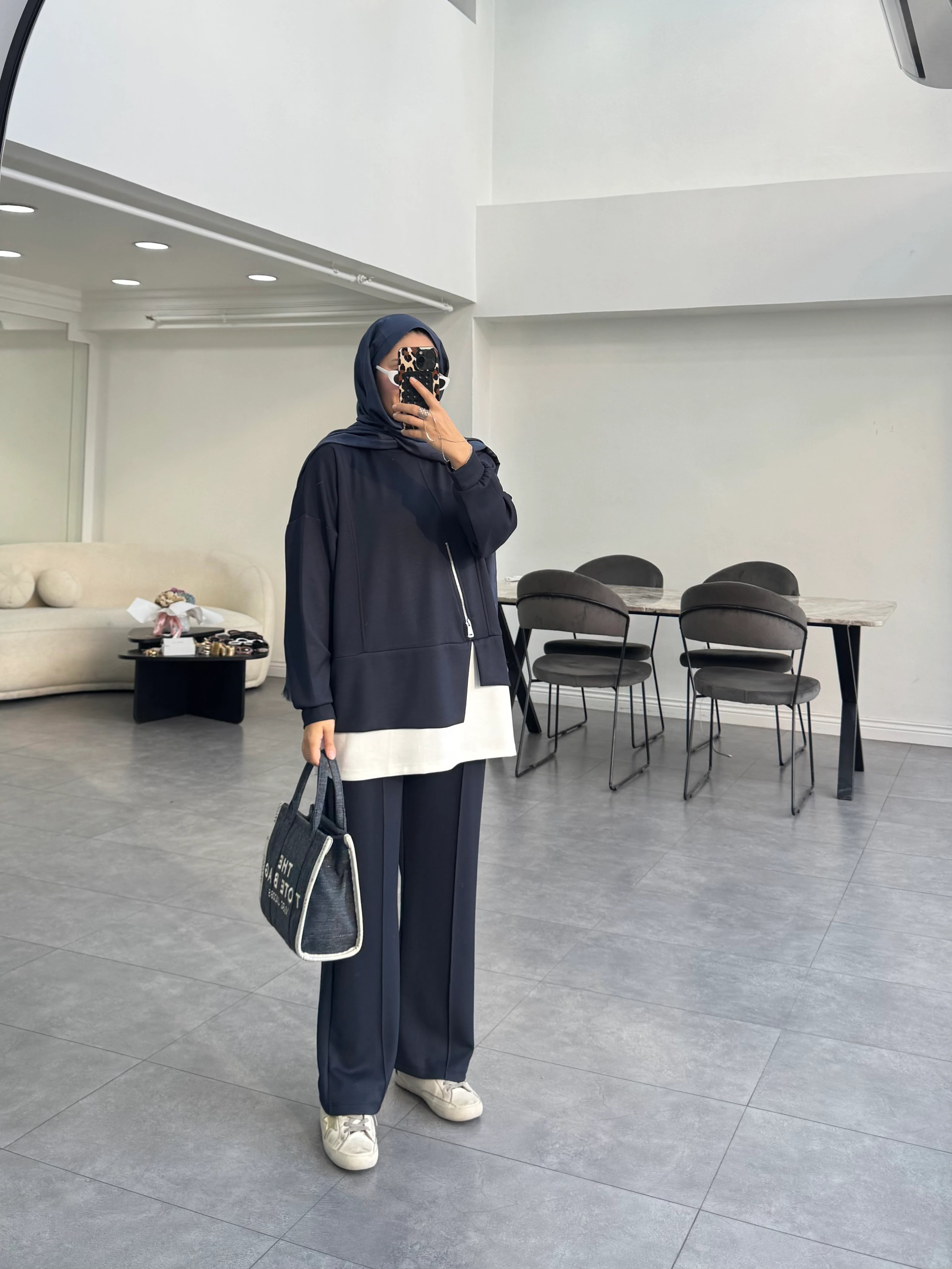 Fihha İkili Takım Lacivert