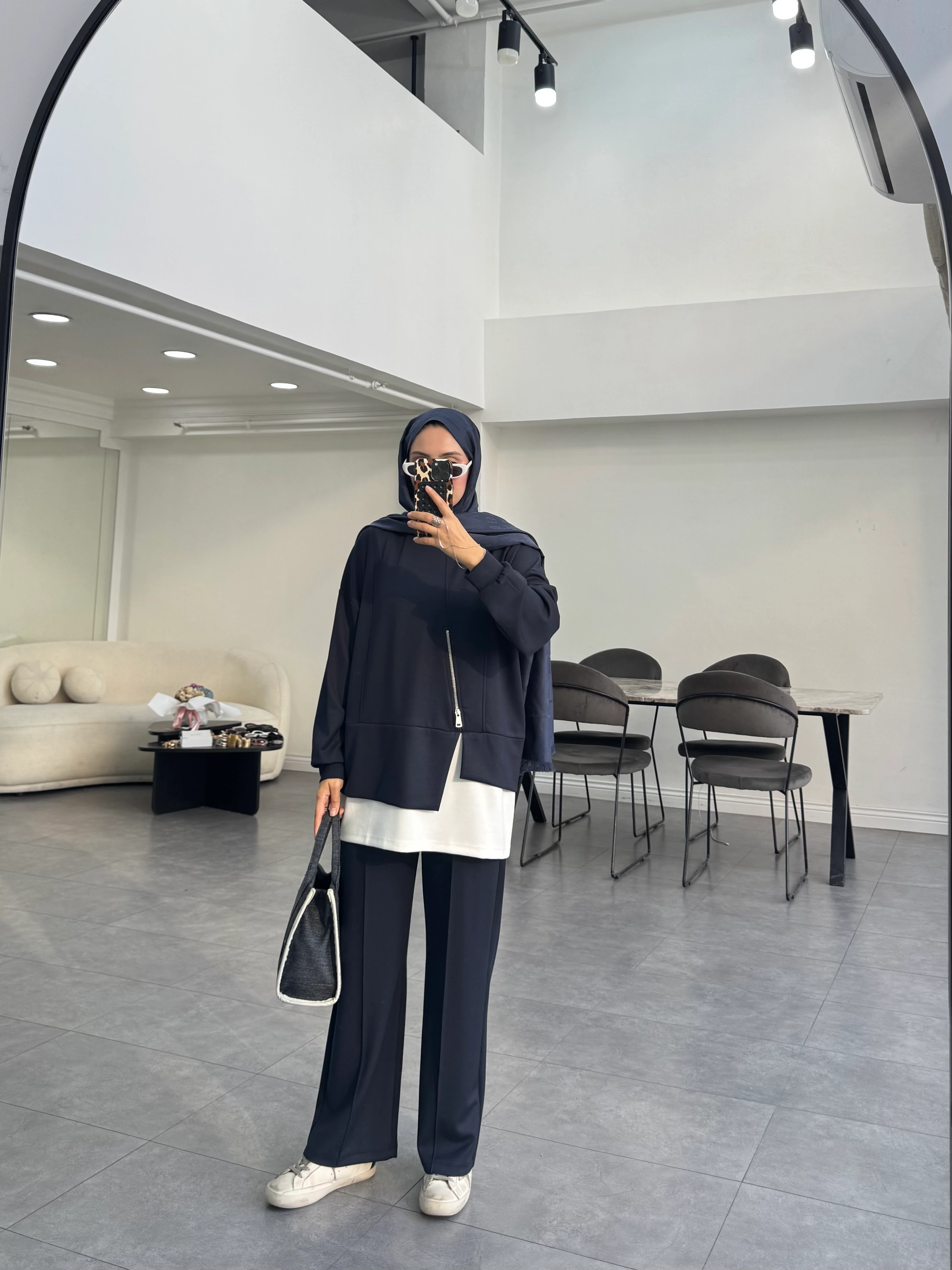 Fihha İkili Takım Lacivert