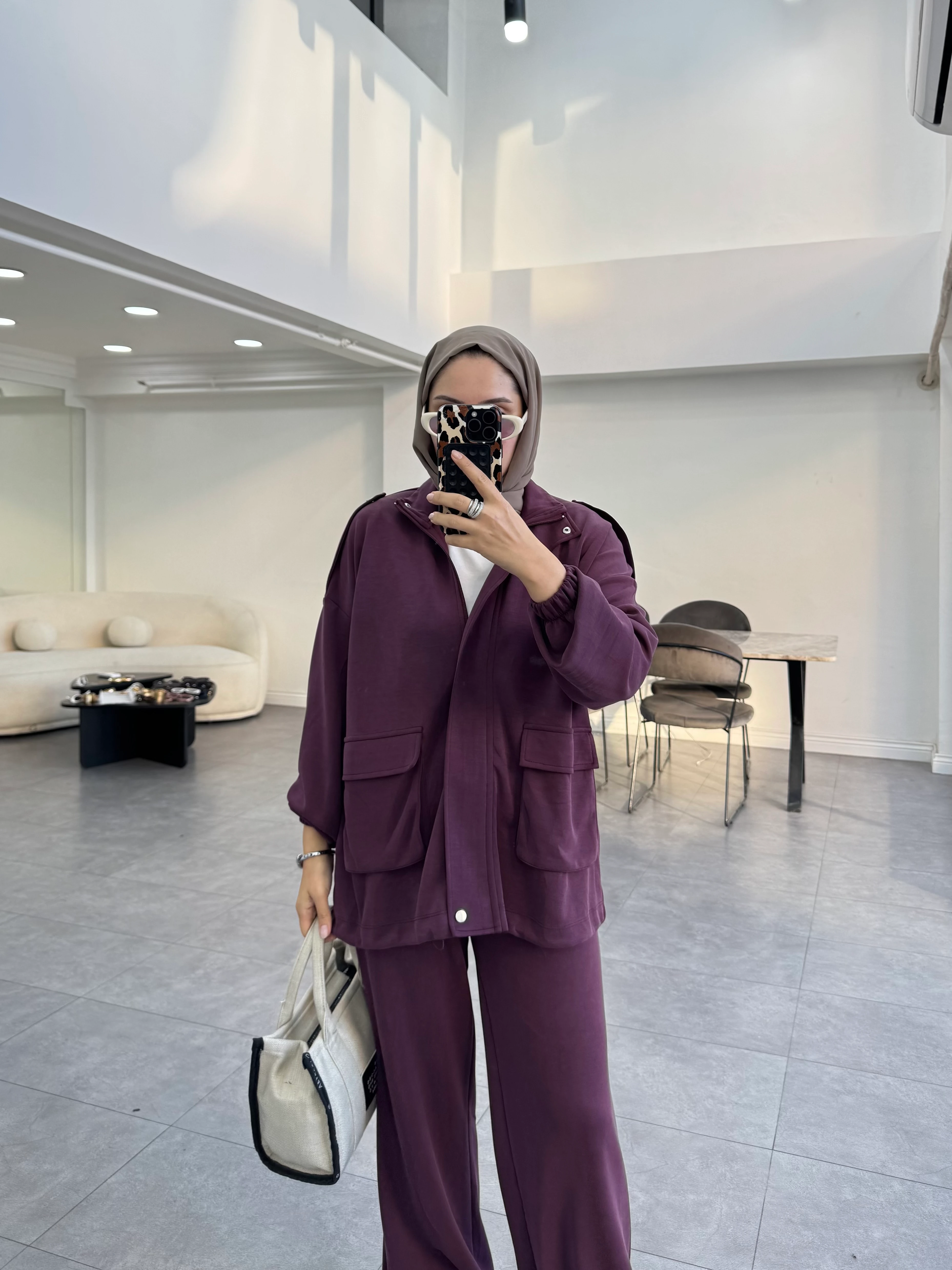 Yasi İkili Takım Mürdüm