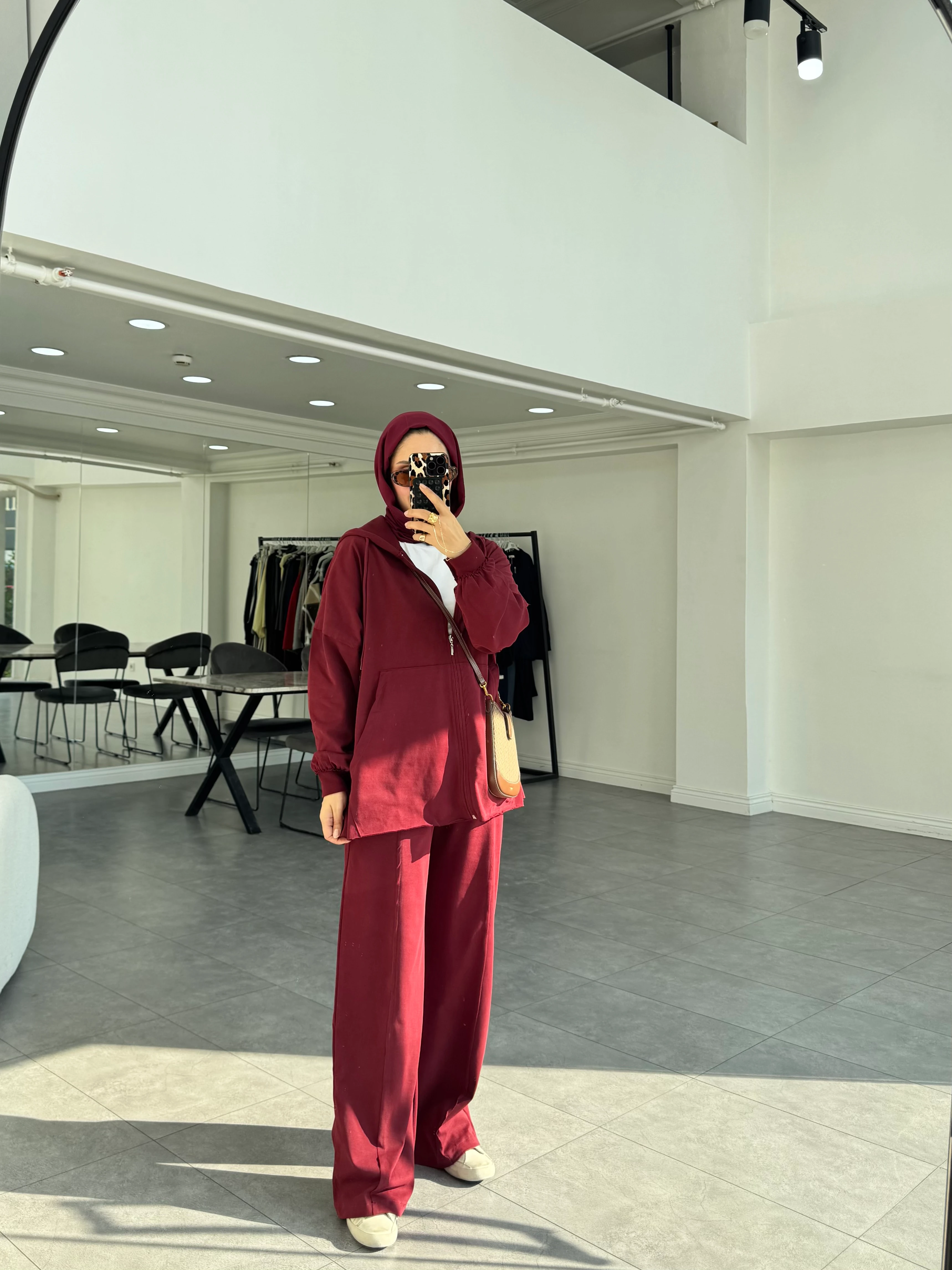 Benhi İkili Takım Bordo